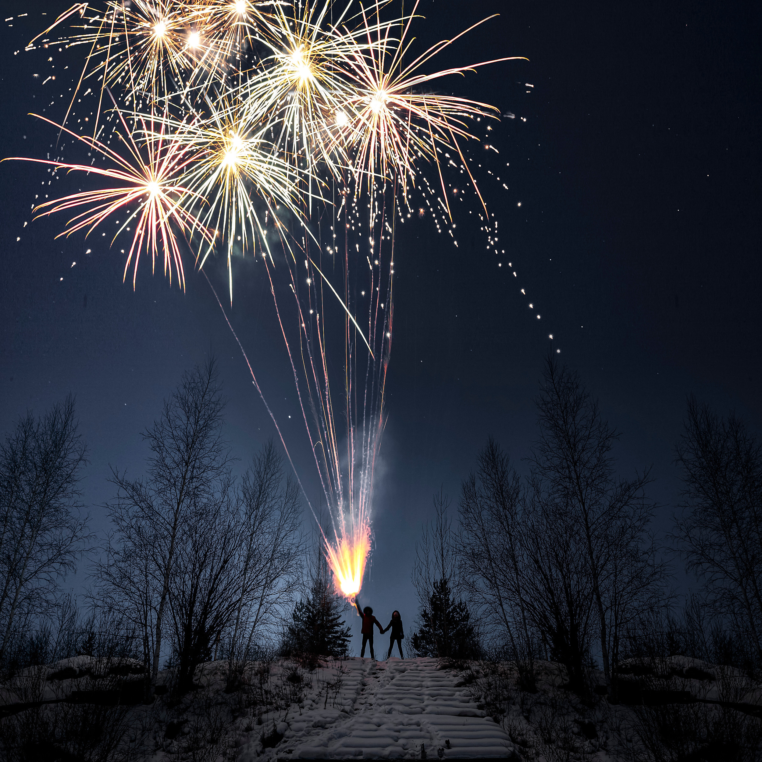 Вечерняя прогулка. Фотограф Валентин Мельников г. Тында