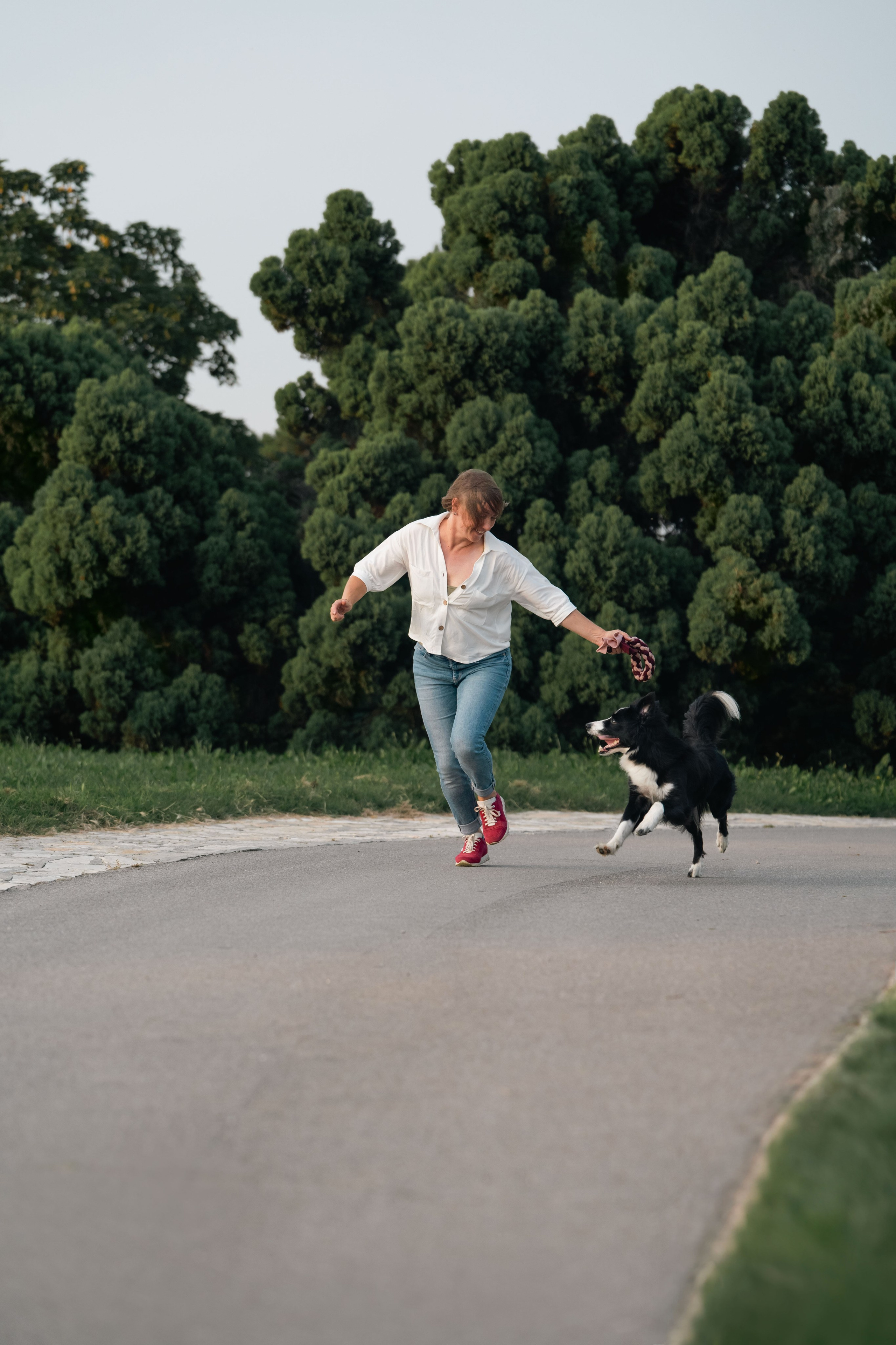 Белград, Калемегдан. Таня и Шегги. Фотограф анималист
