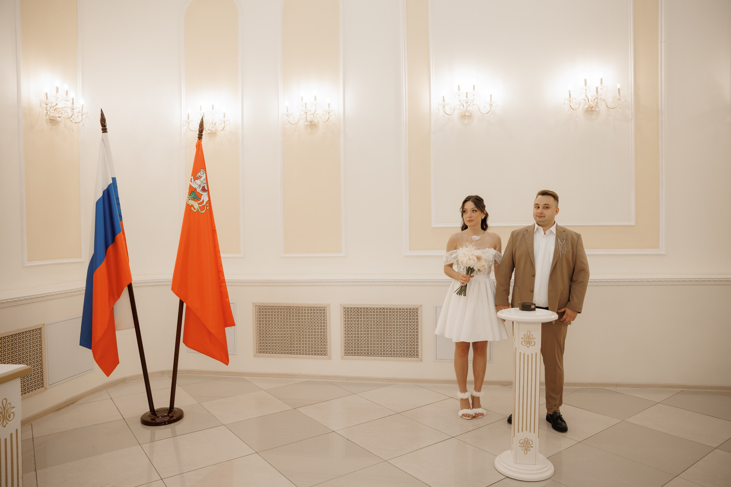 Дворянское гнездо, ЗАГС г. Королев, банкет в Аркобалено (Villa Arkobaleno). Свадебный и репортажный фотограф (Москва, Королев и другие)