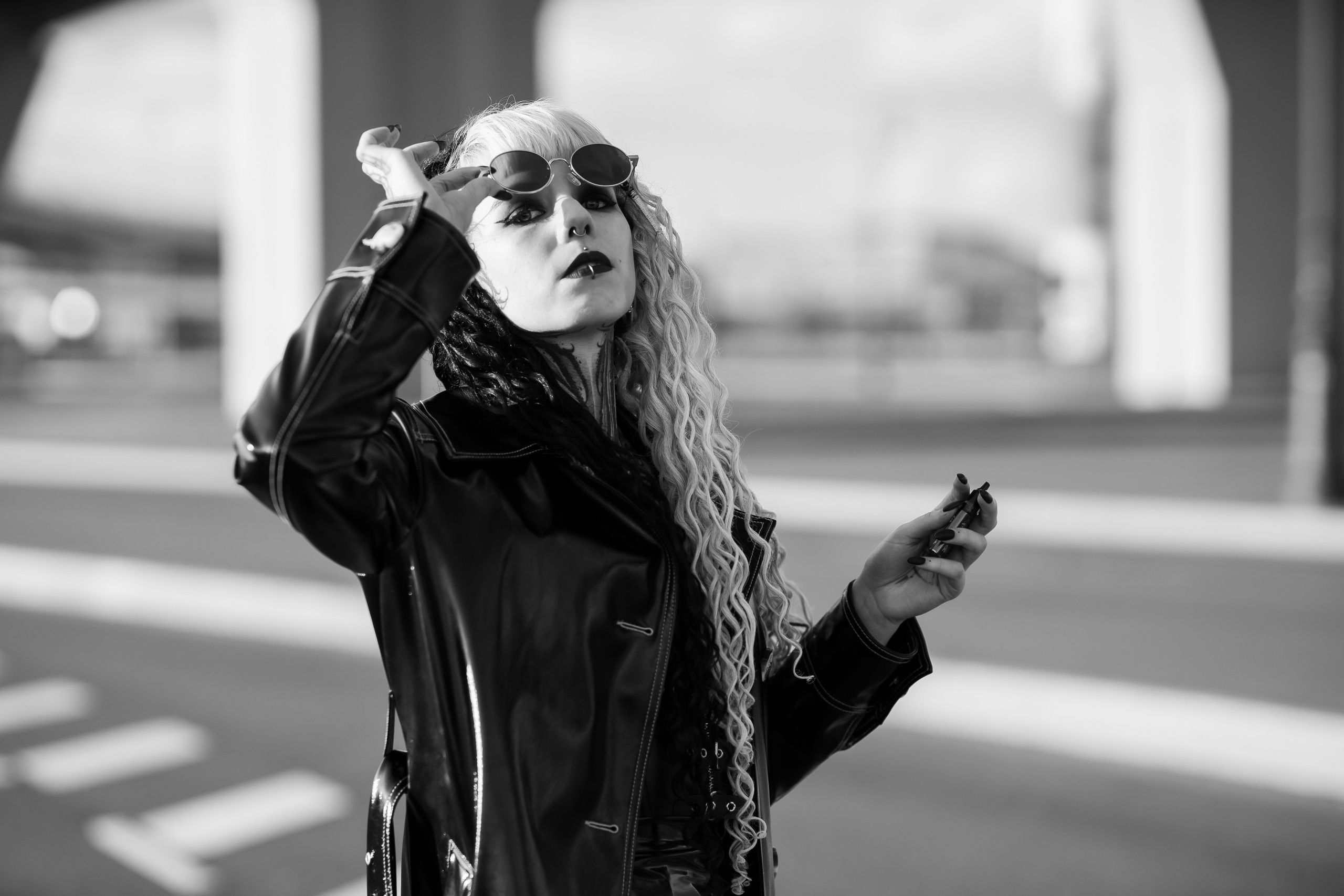 Оля. Паркинг. Портретный фотограф в Санкт-Петербурге Александр Быстрицкий