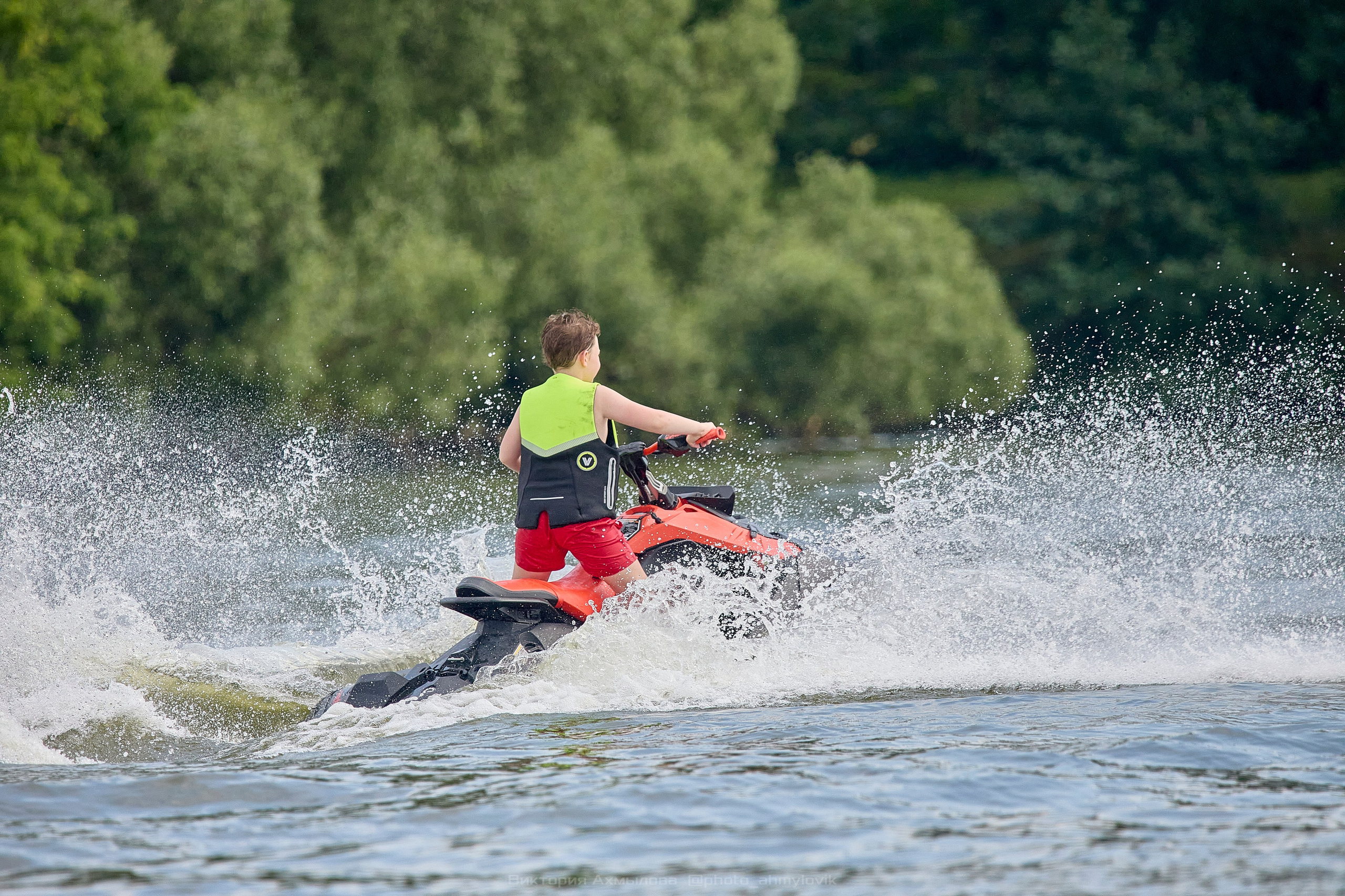 Аквабайки на Северке. Виктория Ахмылова. Фотограф в Москве