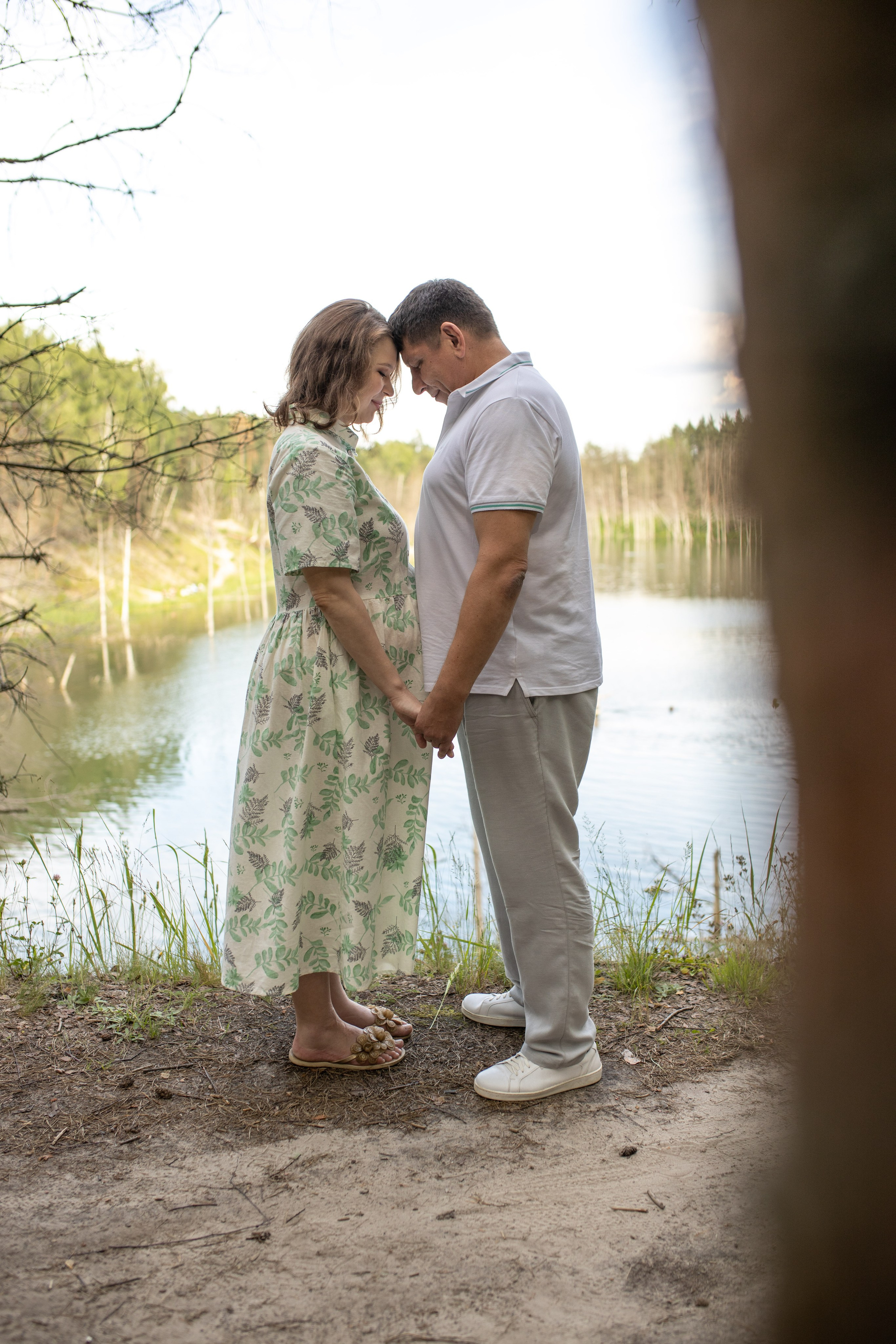 Фотосессия беременности на карьере. Фотограф в Железнодорожном и Балашихе