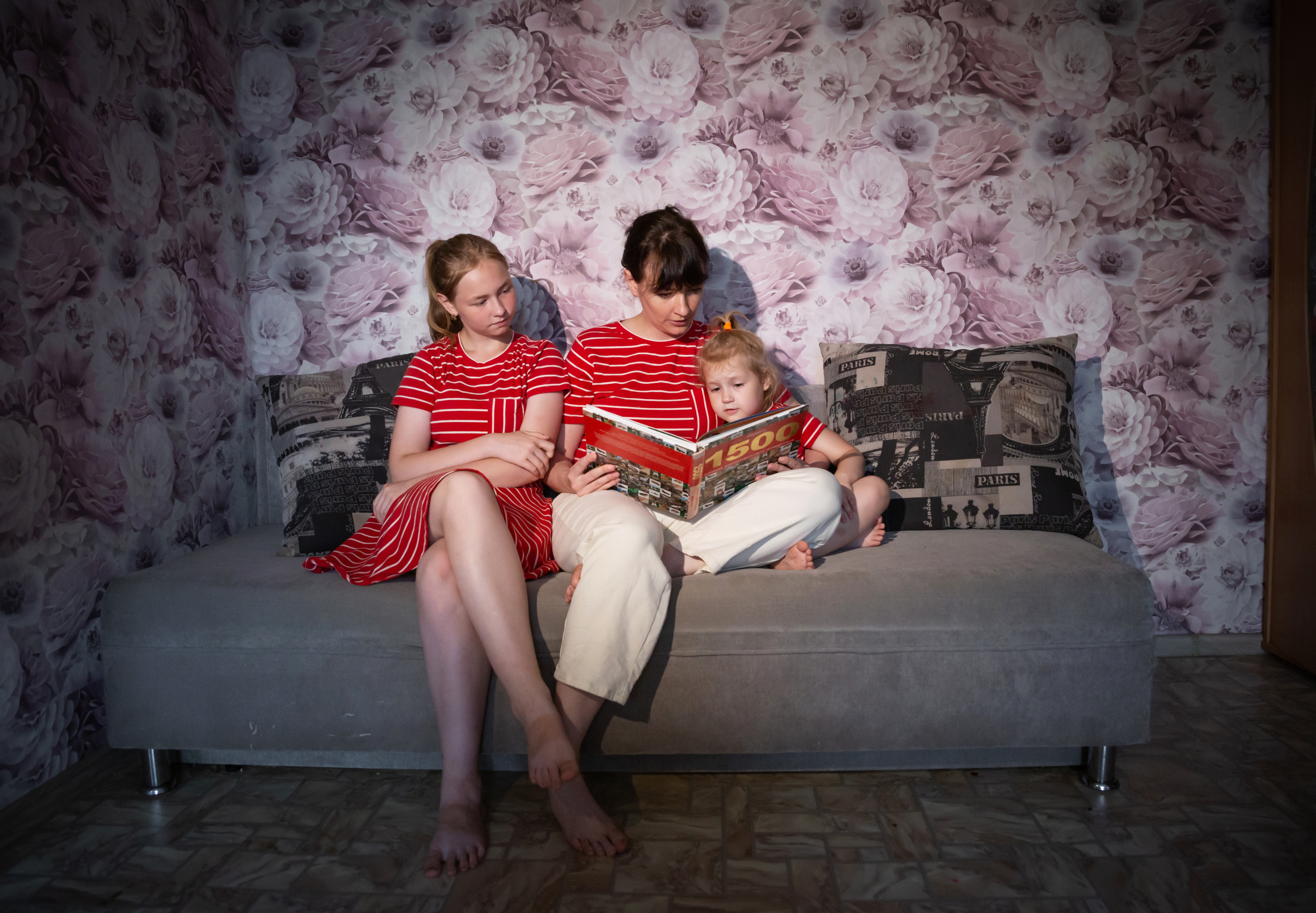 Домашний уют. Оля и ее девочки. Семейный и детский фотограф Тамара Морозова г. Арсеньев