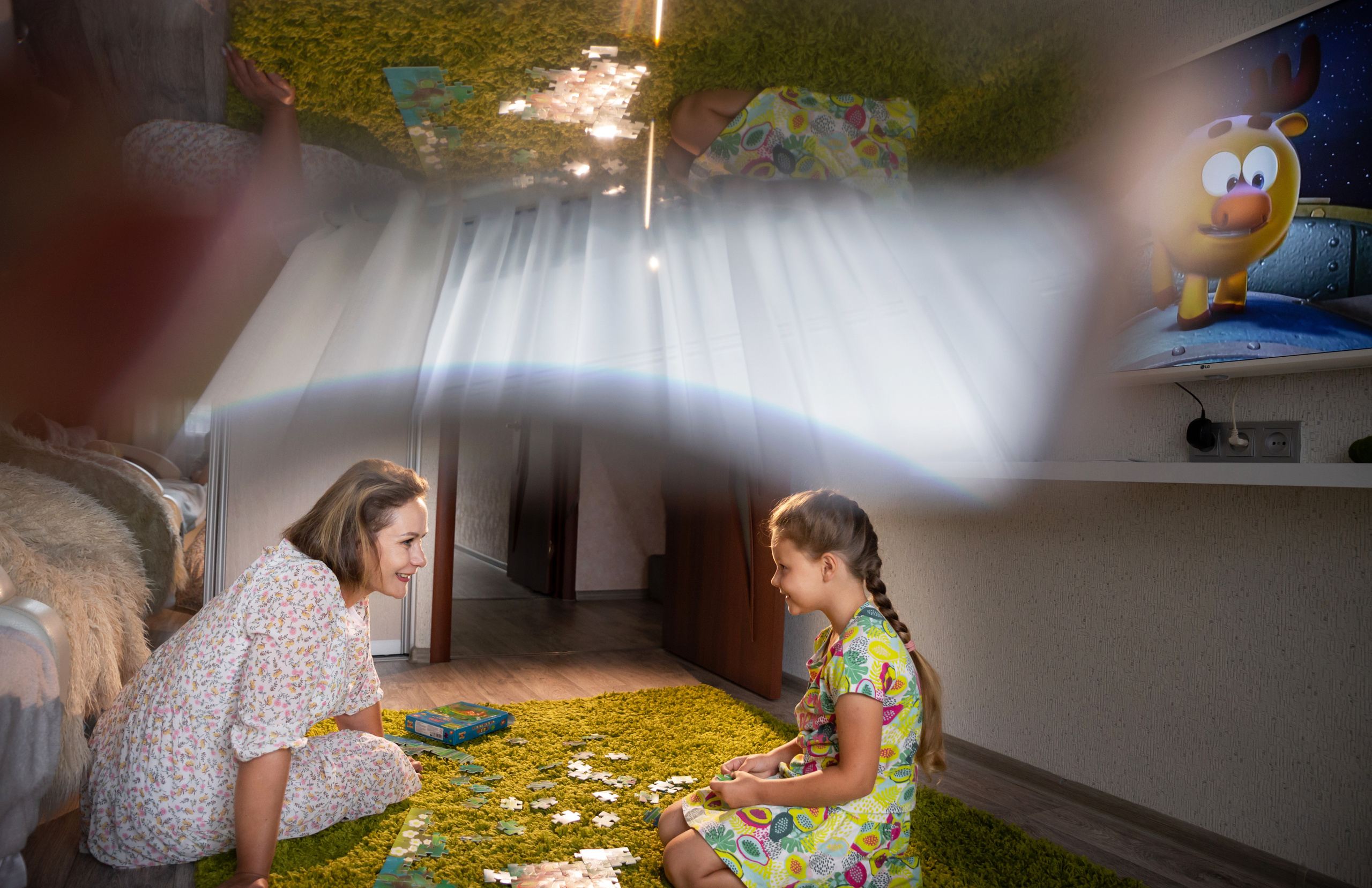 Домашняя атмосфера любви Лены и Даши. Семейный и детский фотограф Тамара Морозова г. Арсеньев