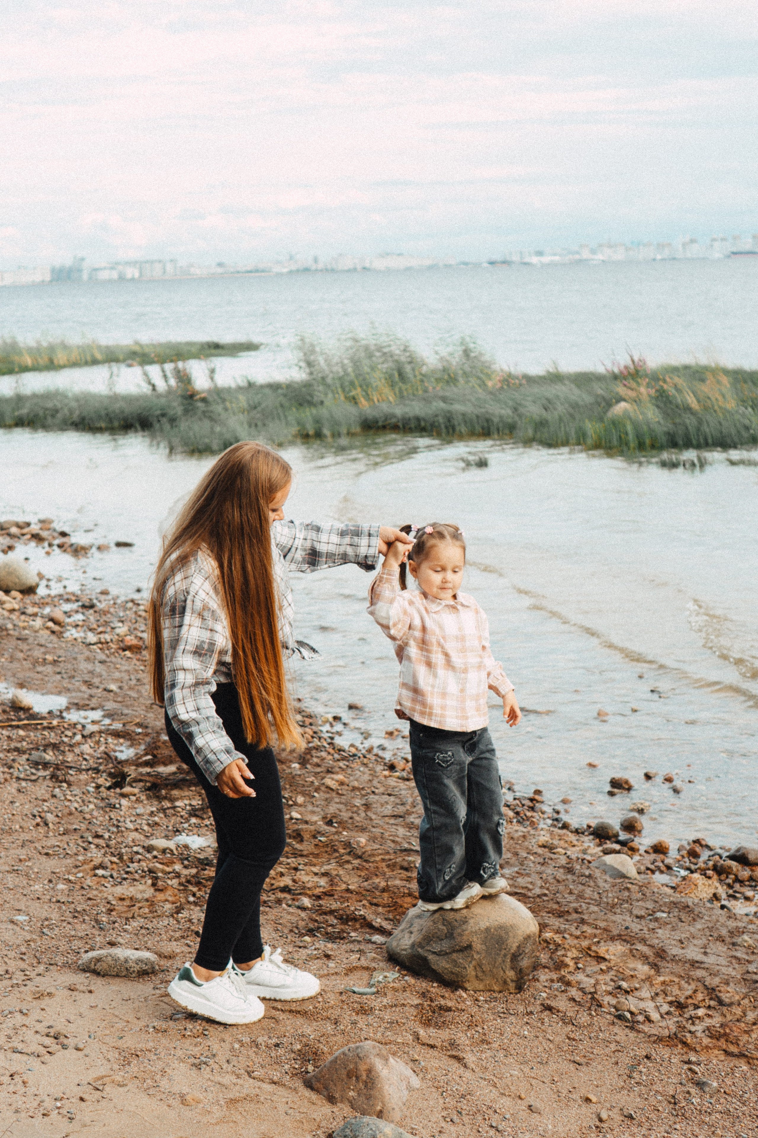 МАМА И ДОЧКА НА ФИНСКОМ ЗАЛИВЕ. Профессиональный фотограф, Санкт-Петербург — Виктория Богомолова
