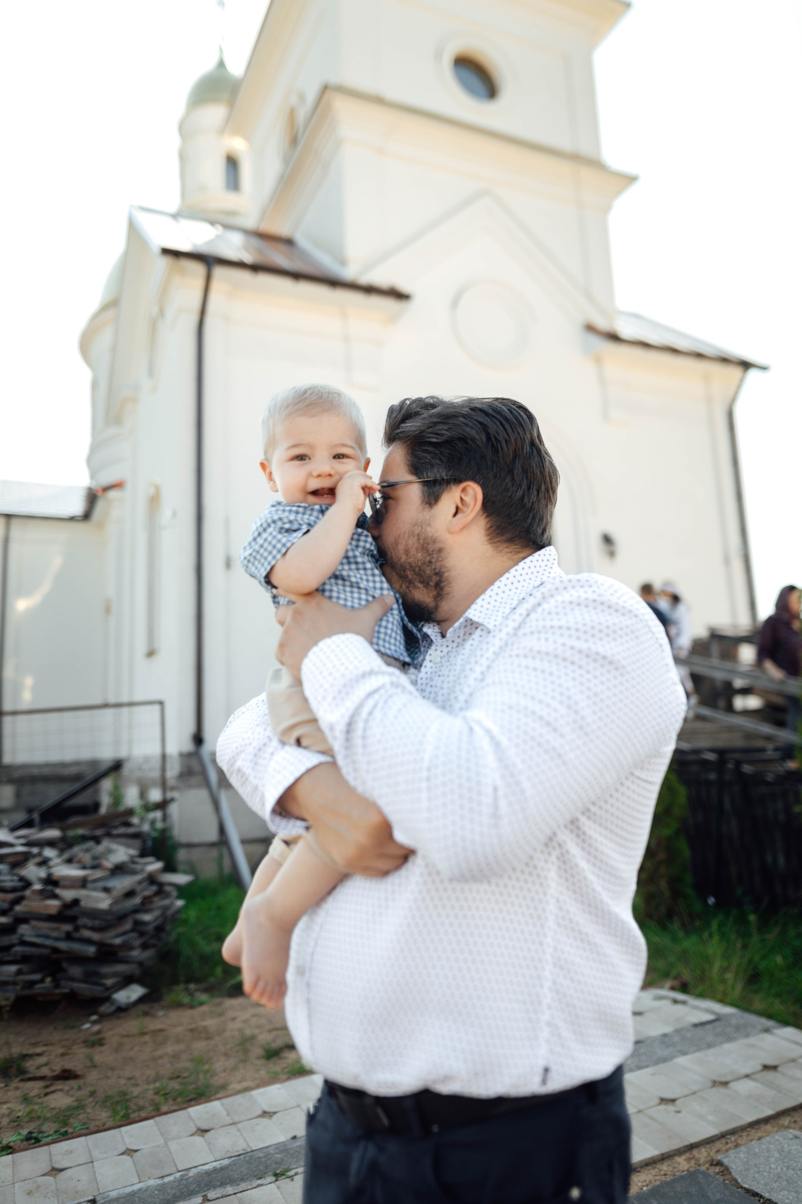 Крещение Энвера (Михаила), д. Колядищи, храм Успения Пр. Богородицы, август 2025