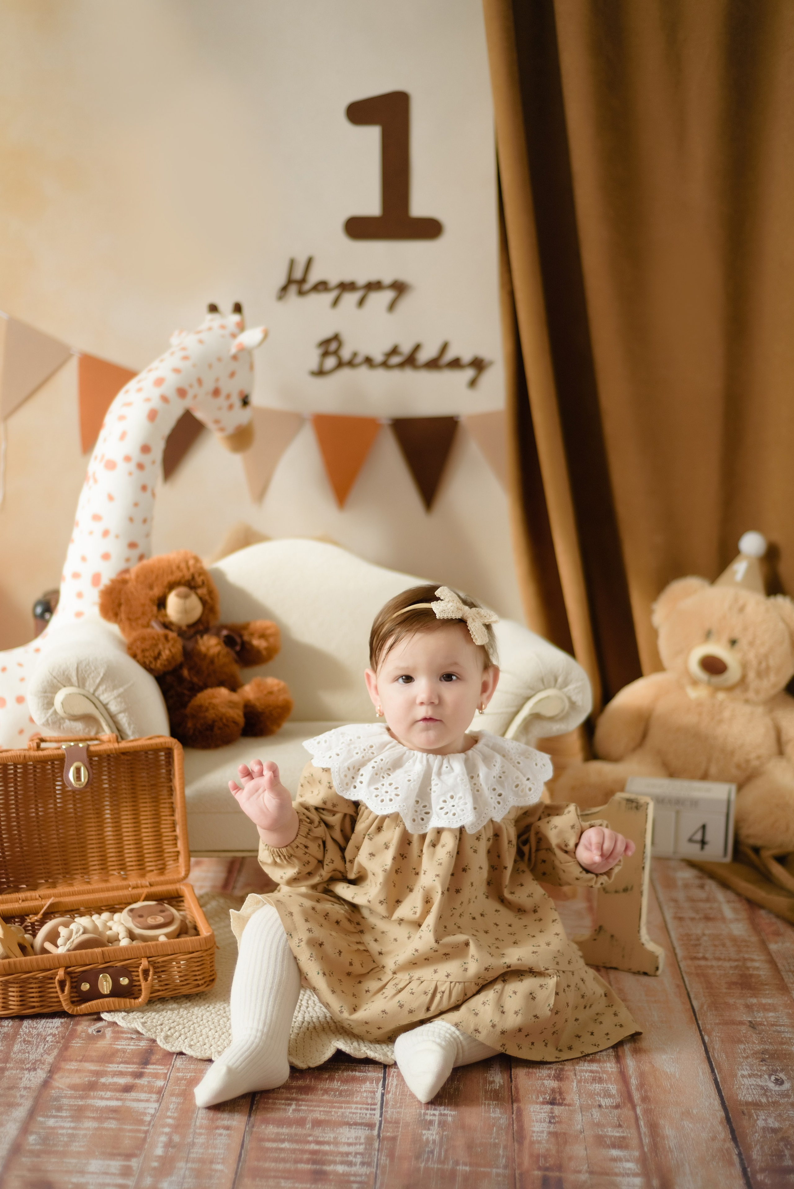 «Мишки» Каролина 1 годик. Детский Фотограф |Фотограф на годик в Брянске Ирина Романова