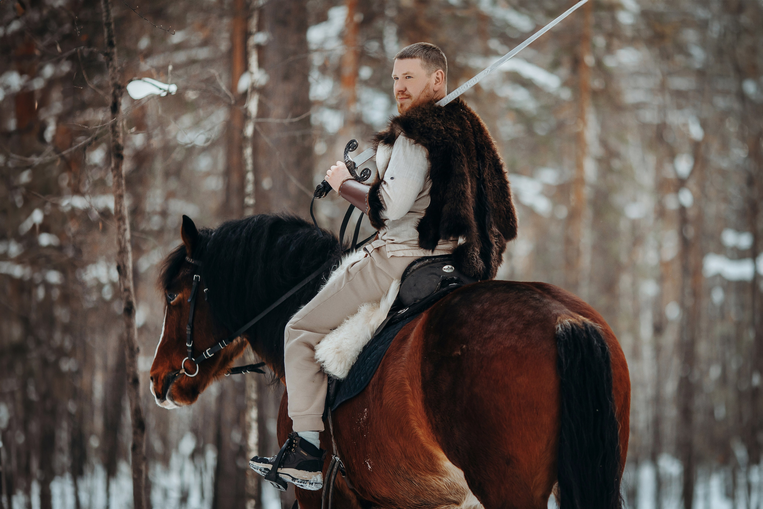 Викинги. Анна Молчанова конный фотограф в Тюмени | фотосессии с лошадьми Тюмень