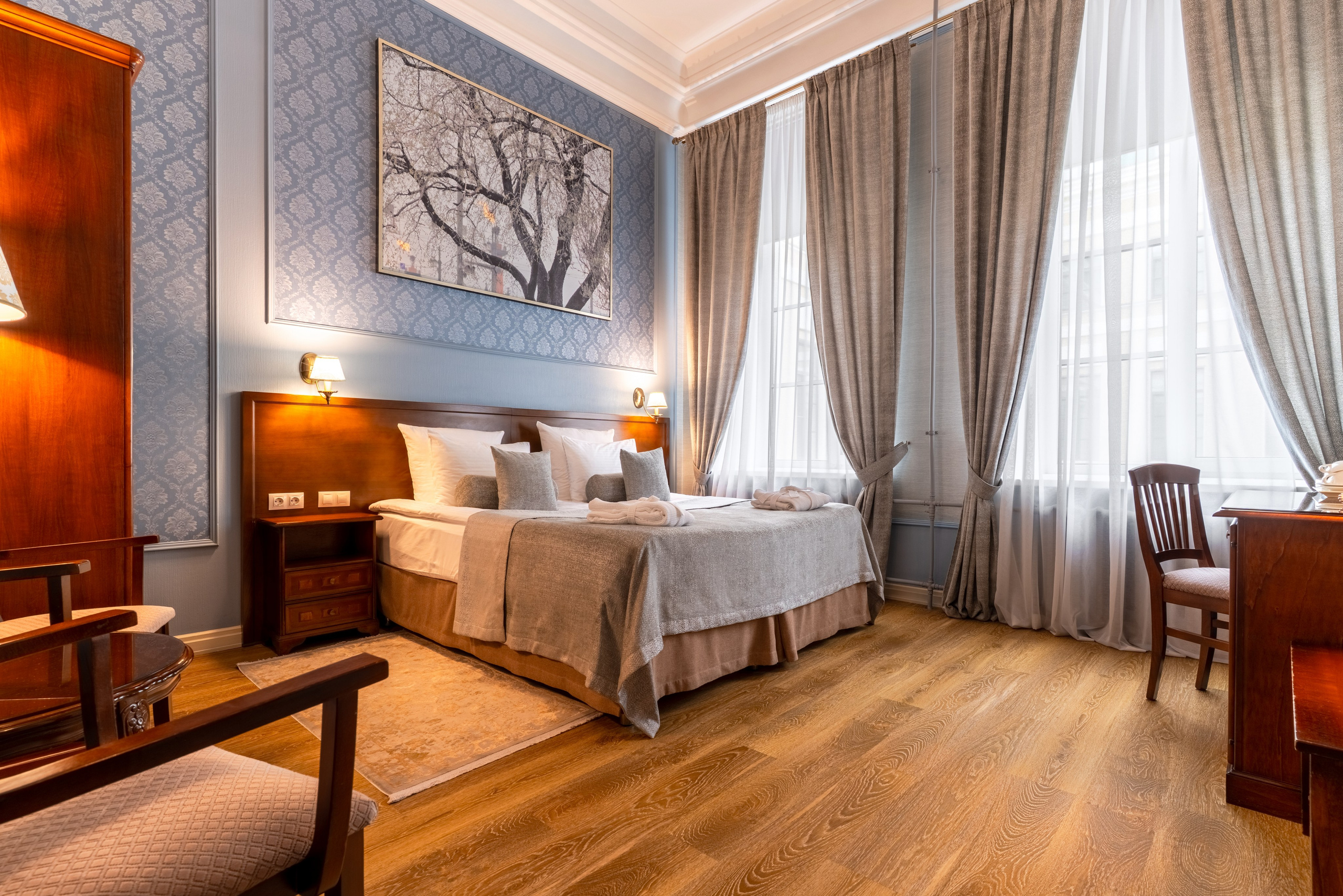 Интерьерная фотосъёмка отеля «Пётръ», Санкт-Петербург