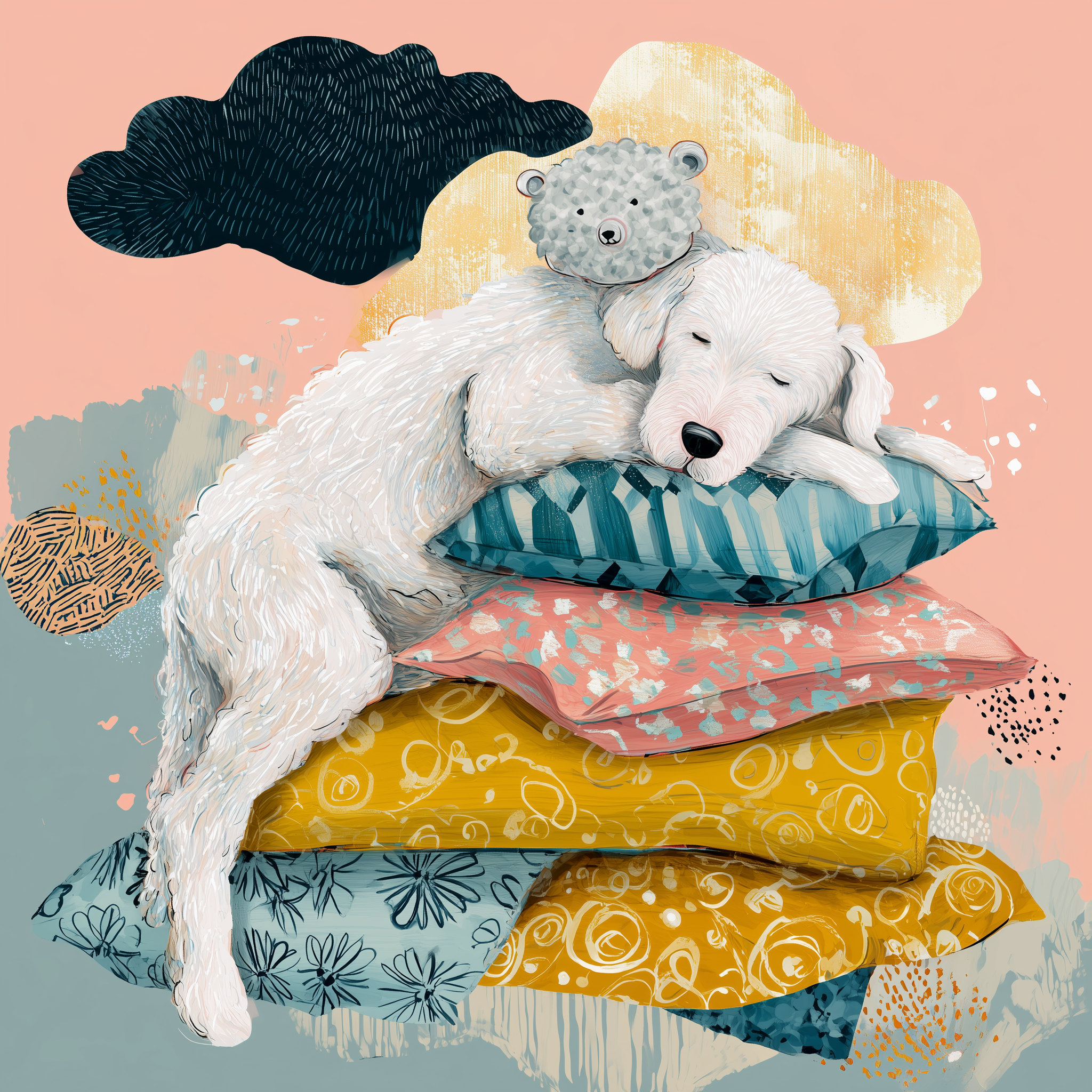 Иллюстрации для зоошанс «Бездомыши». AI-художник, контентмейкер, режиссёр Наталия Жданович