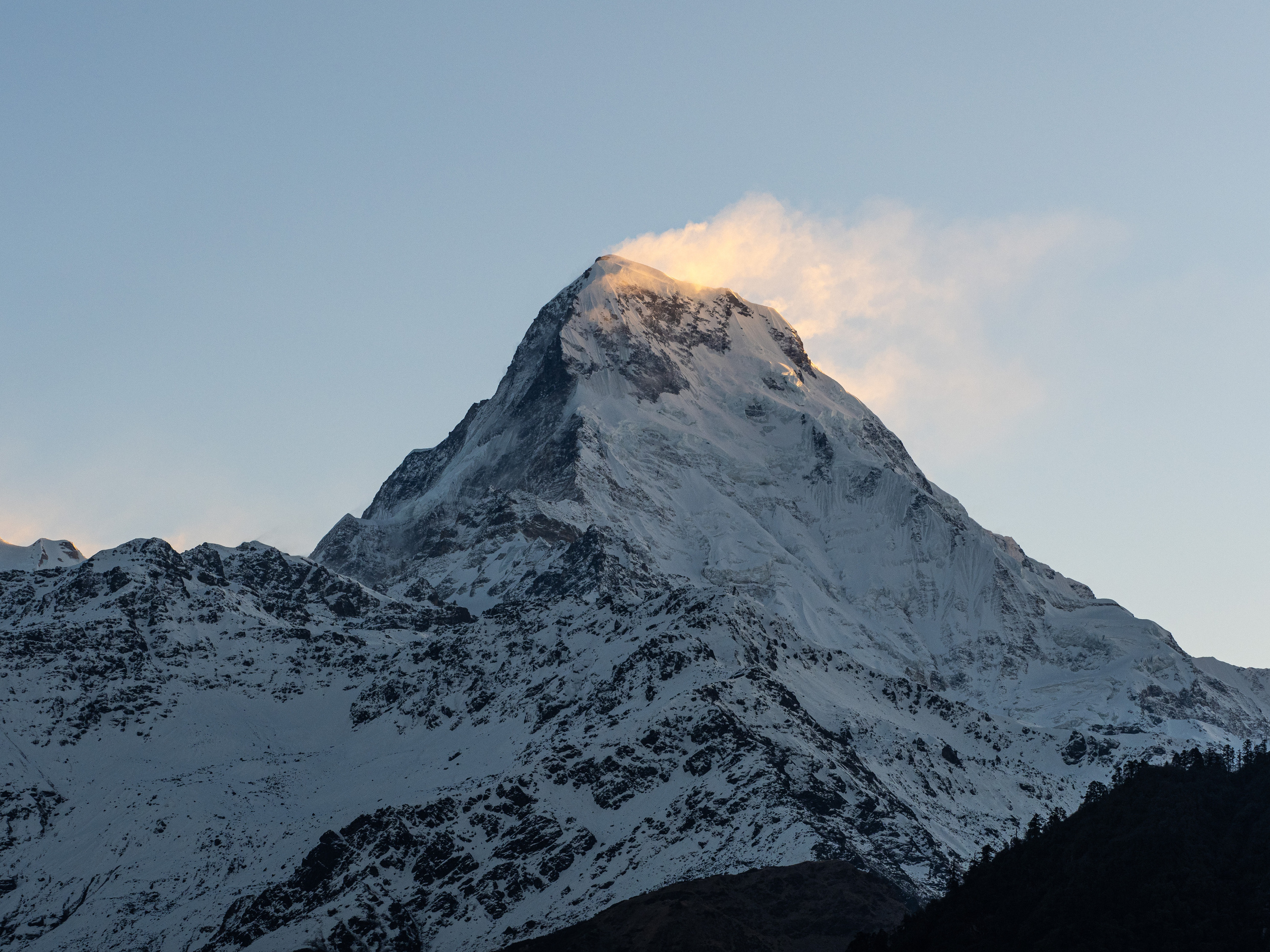Непал, трек в районе Аннапурны, 2023. Творческие сьемки
