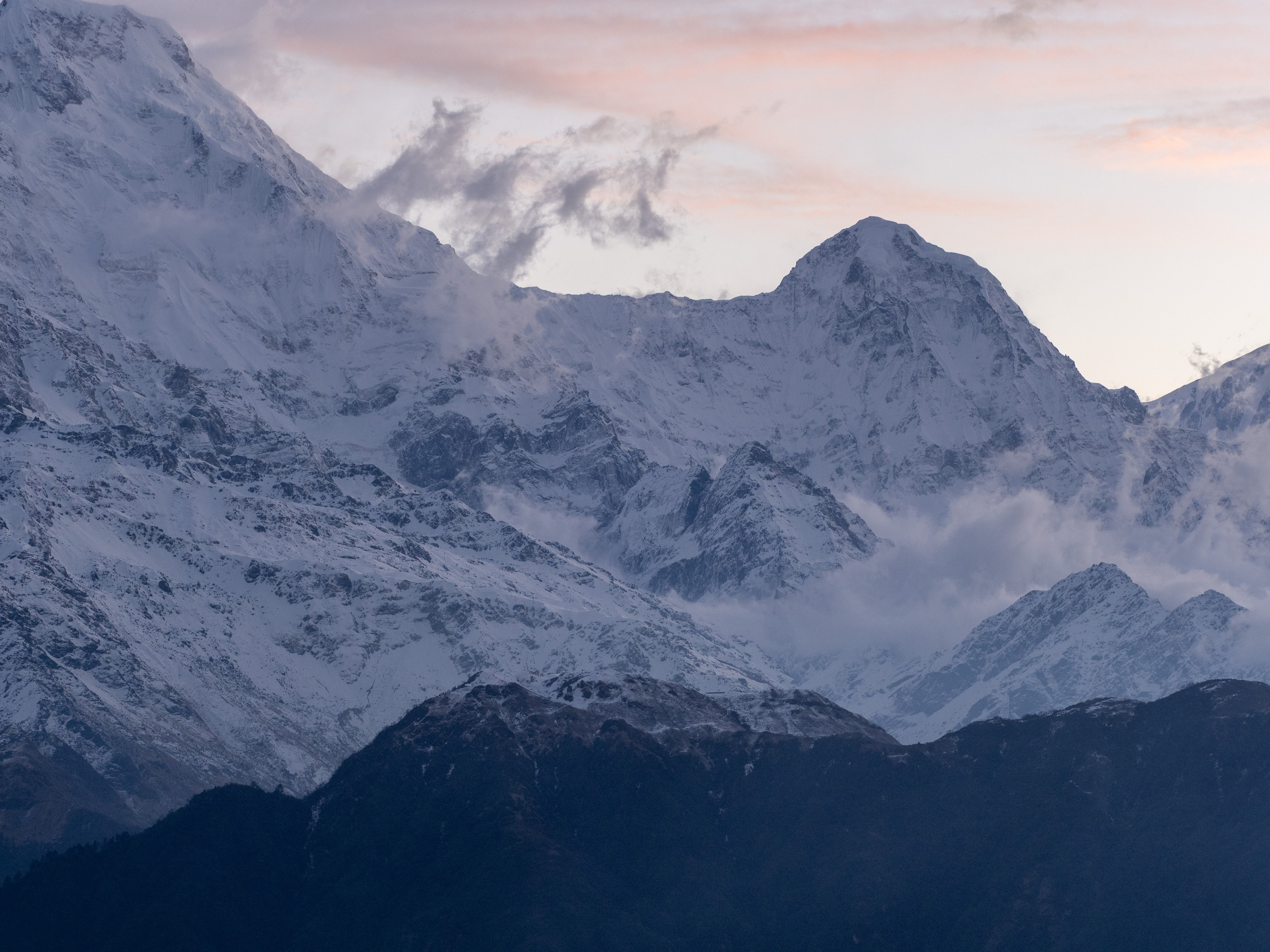 Непал, трек в районе Аннапурны, 2023. Творческие сьемки