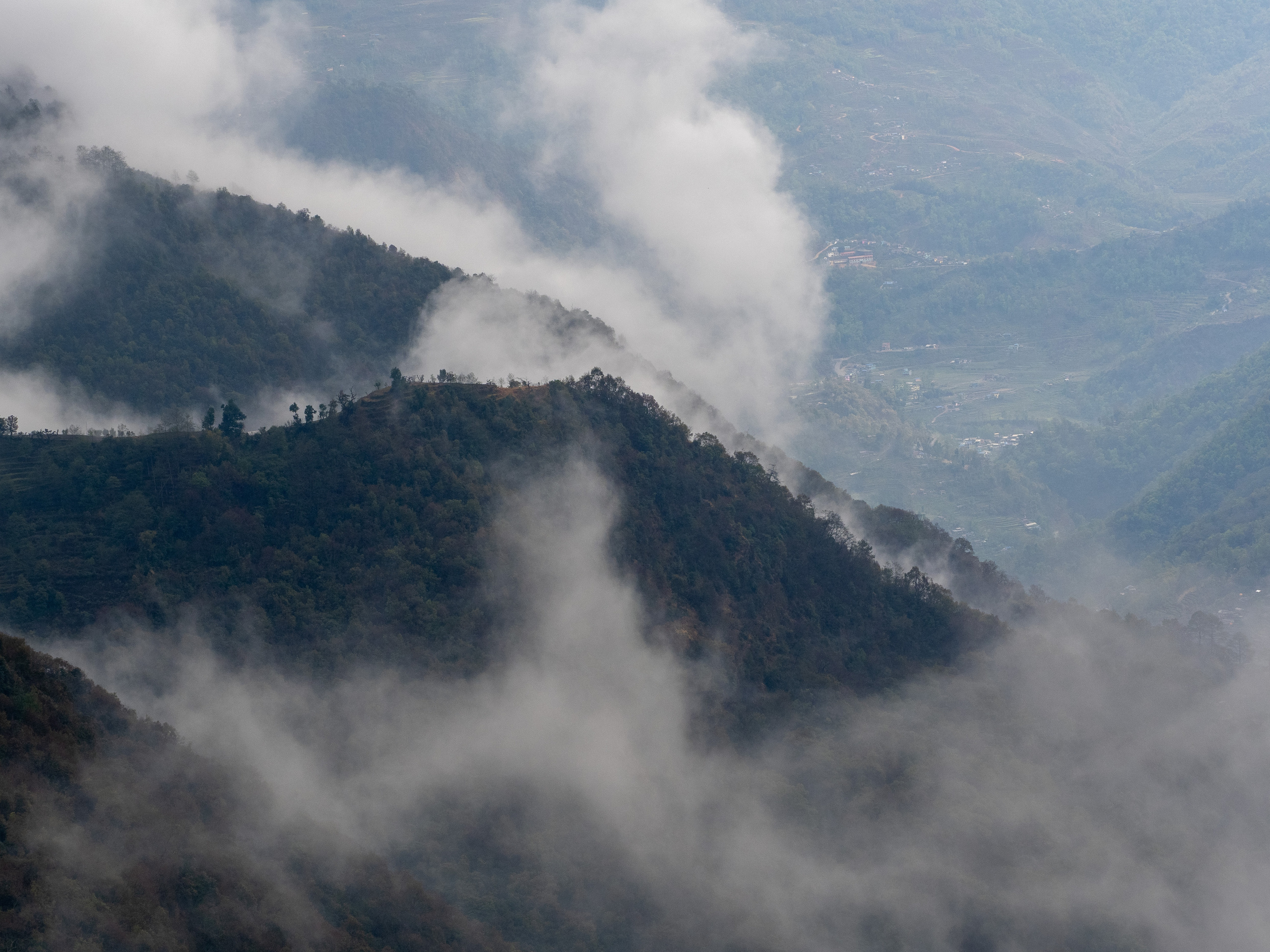 Непал, трек в районе Аннапурны, 2023. Творческие сьемки