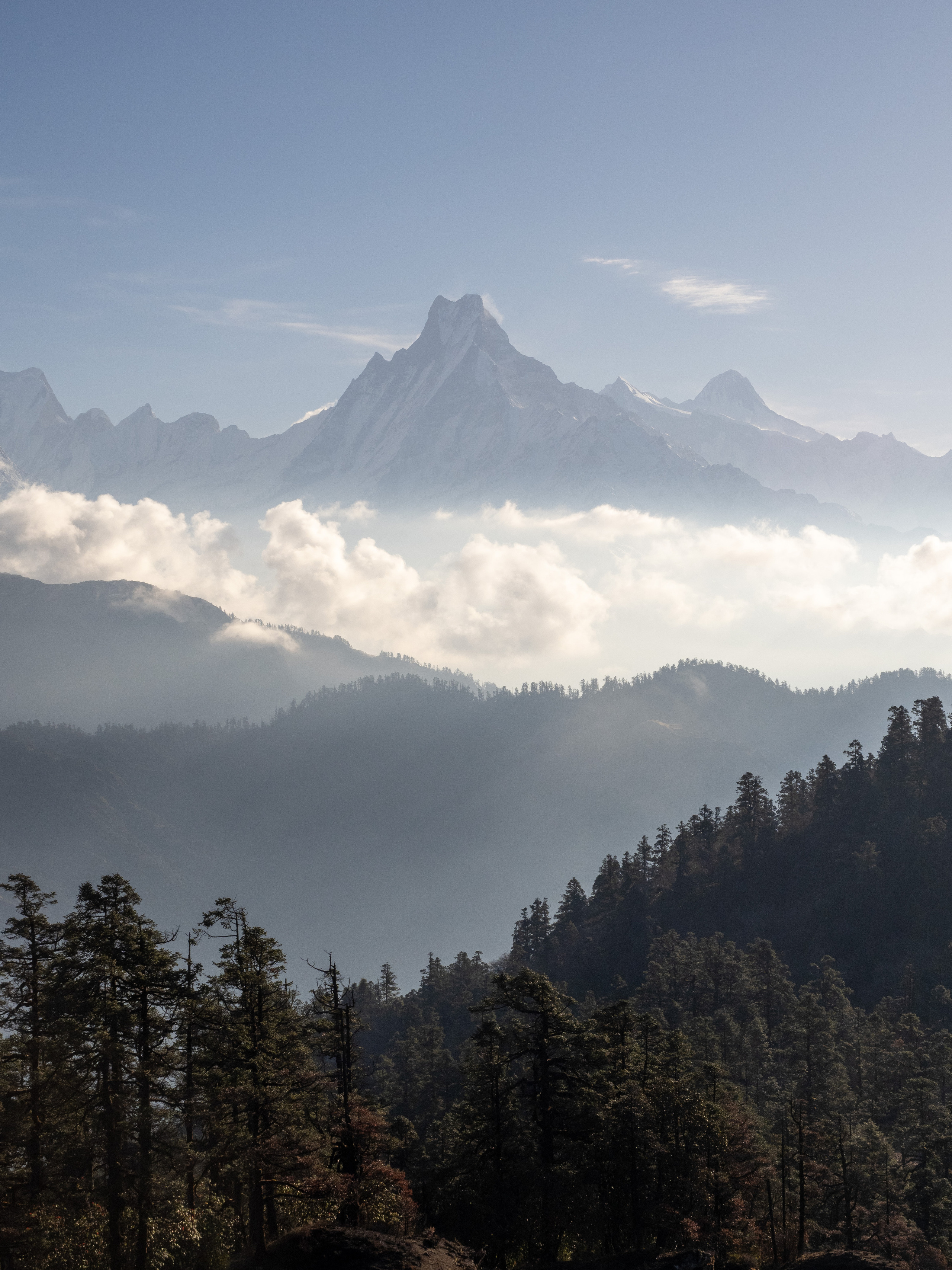 Непал, трек в районе Аннапурны, 2023. Творческие сьемки