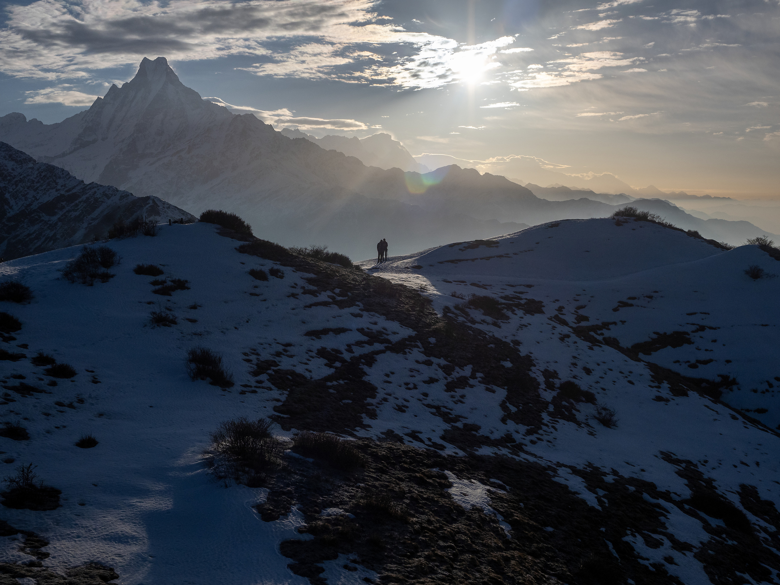 Непал, трек в районе Аннапурны, 2023. Творческие сьемки