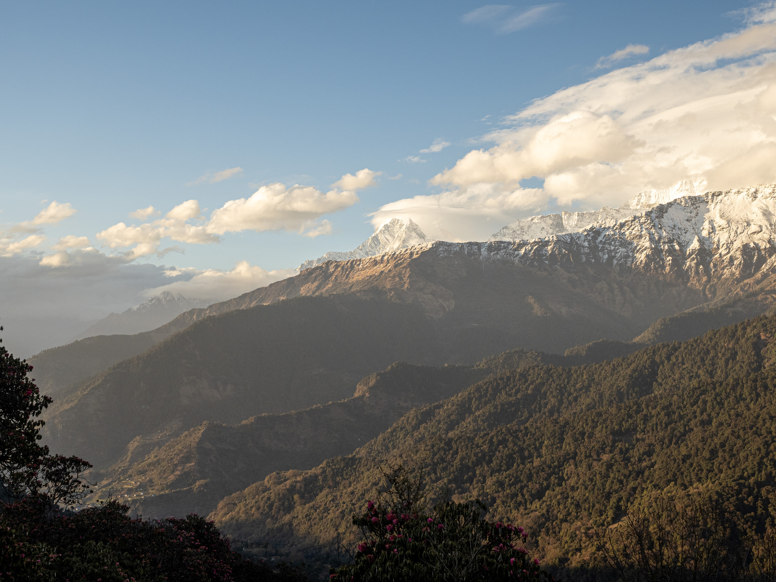 Непал, трек в районе Аннапурны, 2023. Творческие сьемки