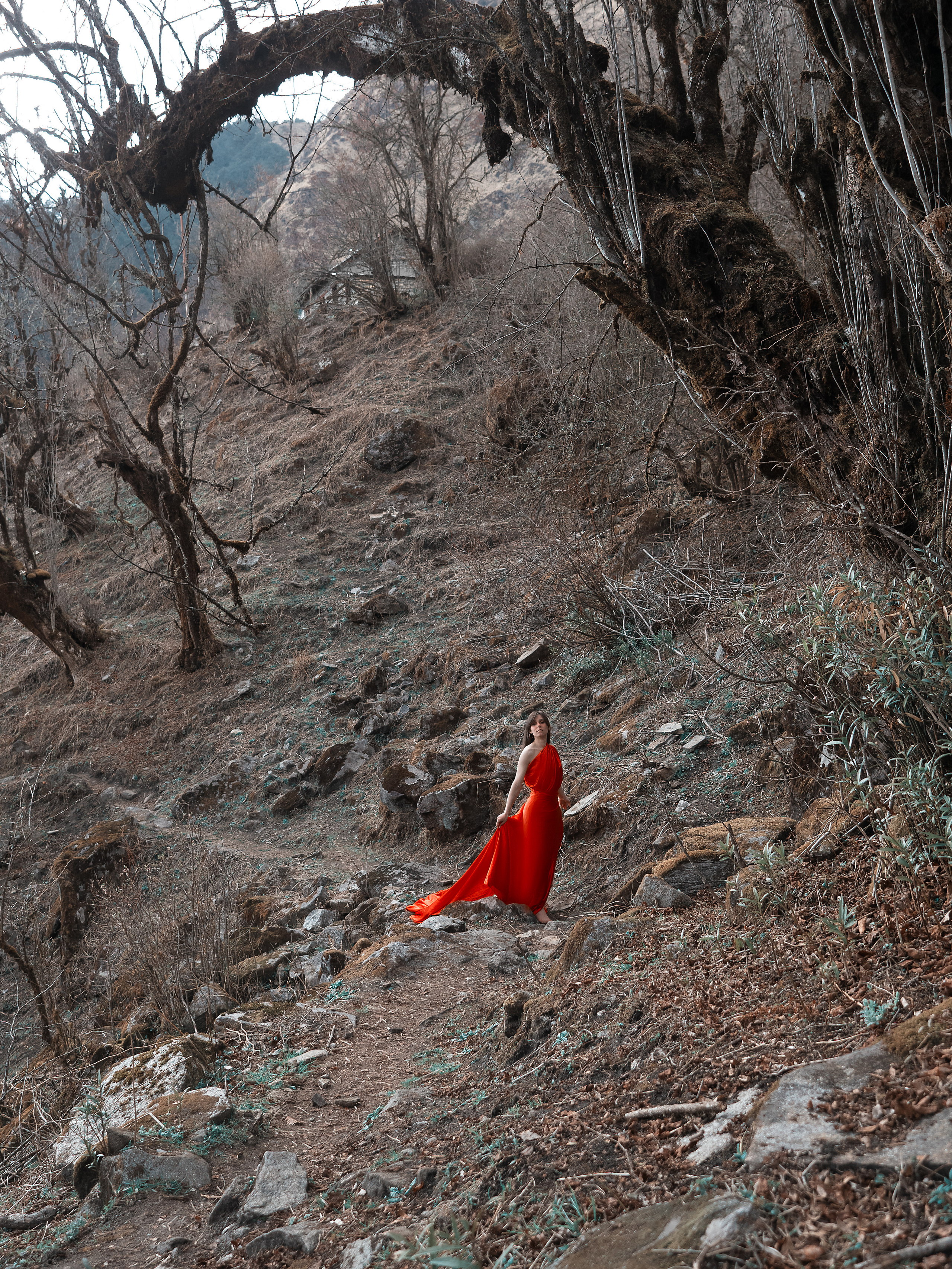 Непал, трек в районе Аннапурны, 2023. Творческие сьемки