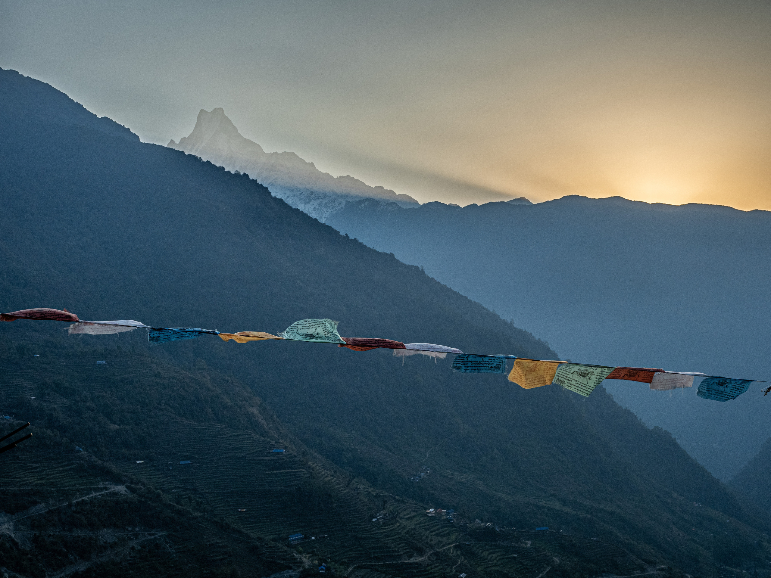 Непал, трек в районе Аннапурны, 2023. Творческие сьемки