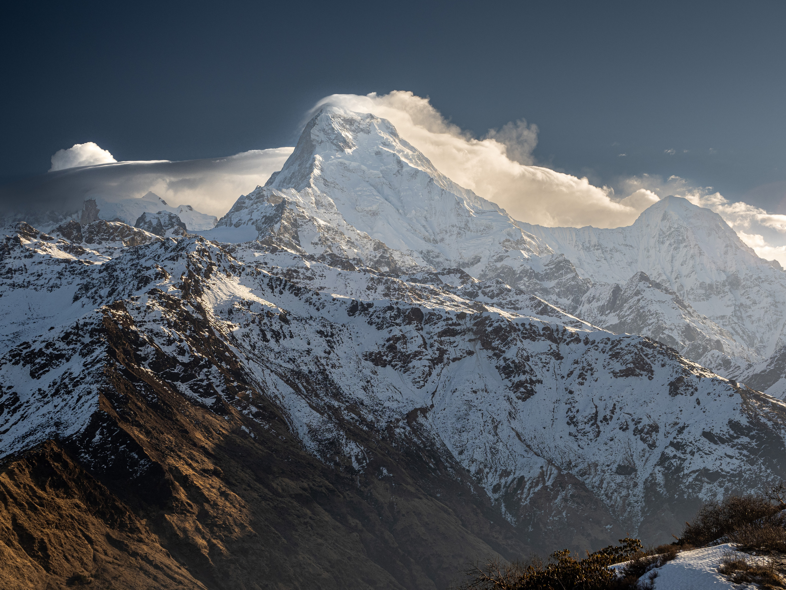 Непал, трек в районе Аннапурны, 2023. Творческие сьемки