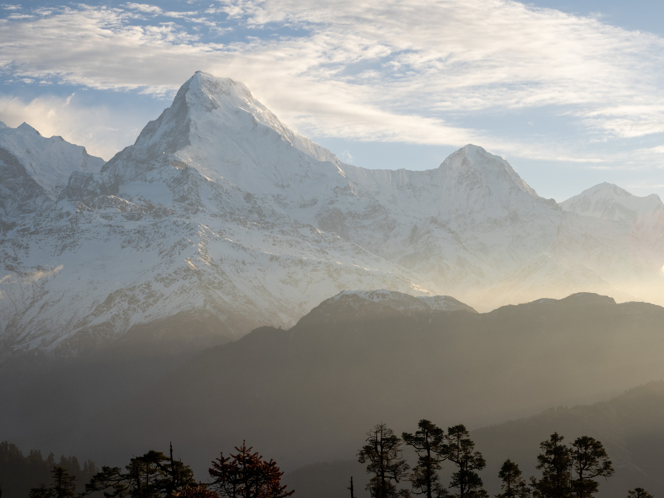 Непал, трек в районе Аннапурны, 2023. Творческие сьемки