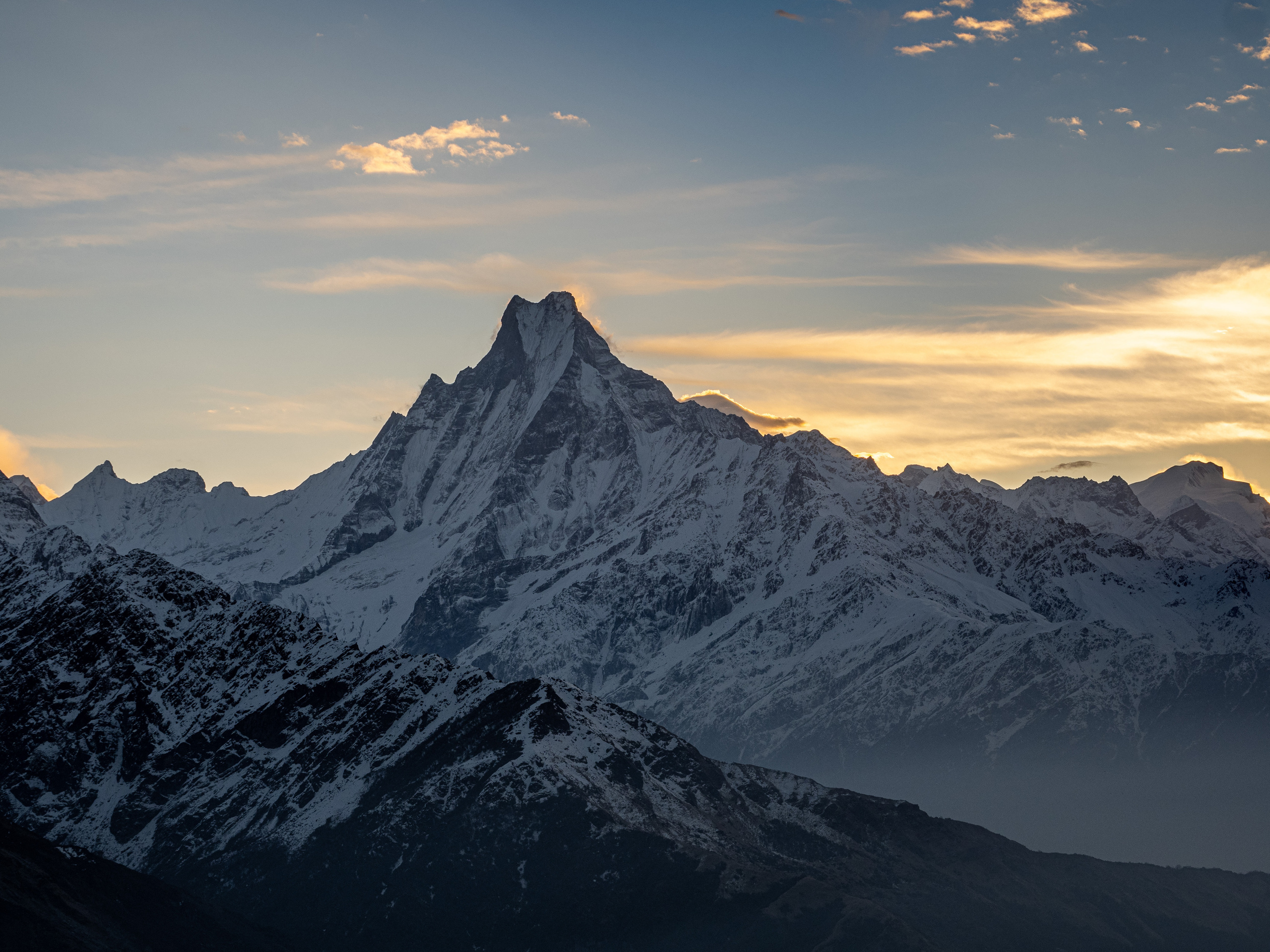 Непал, трек в районе Аннапурны, 2023. Творческие сьемки
