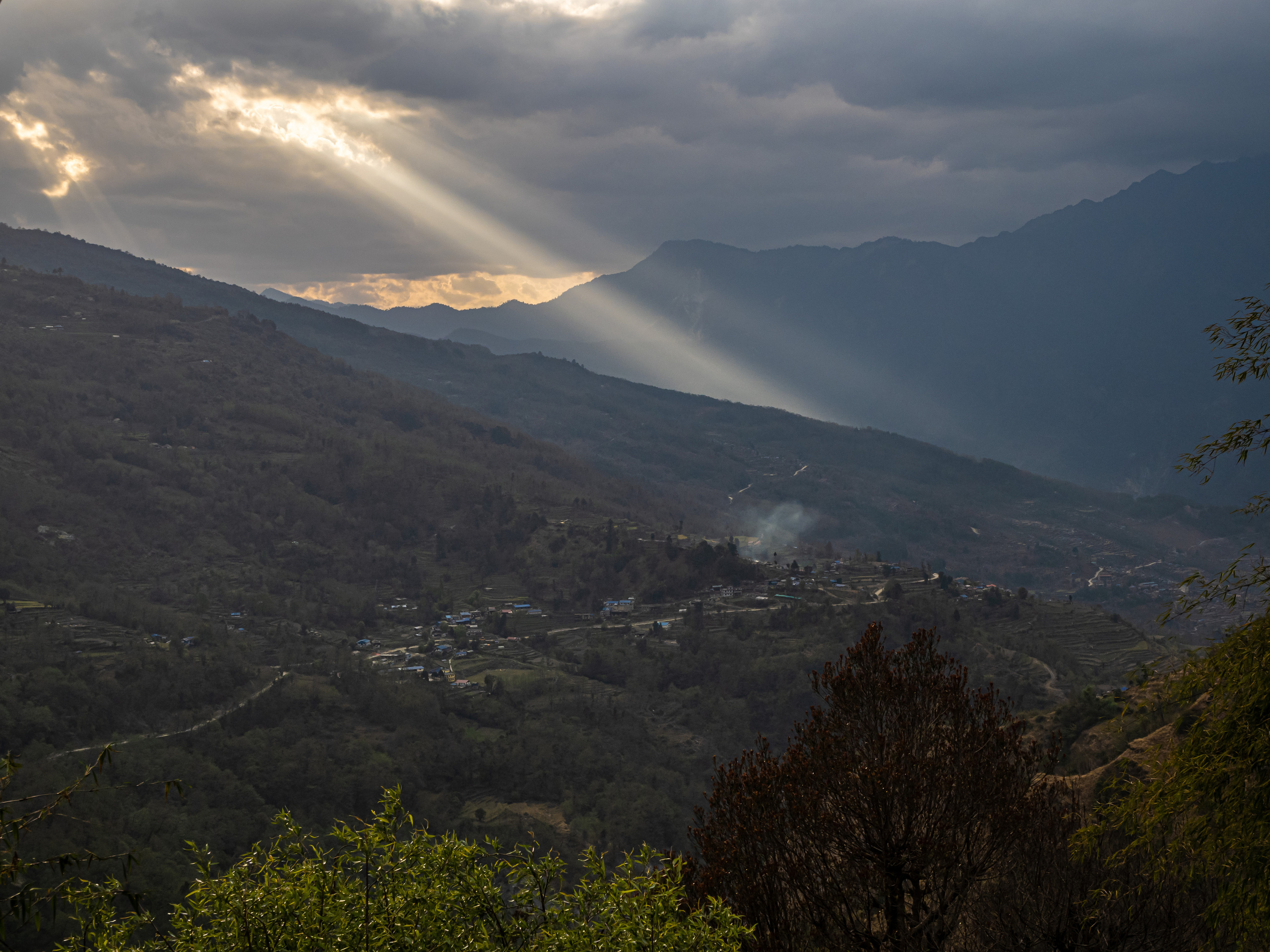 Непал, трек в районе Аннапурны, 2023. Творческие сьемки