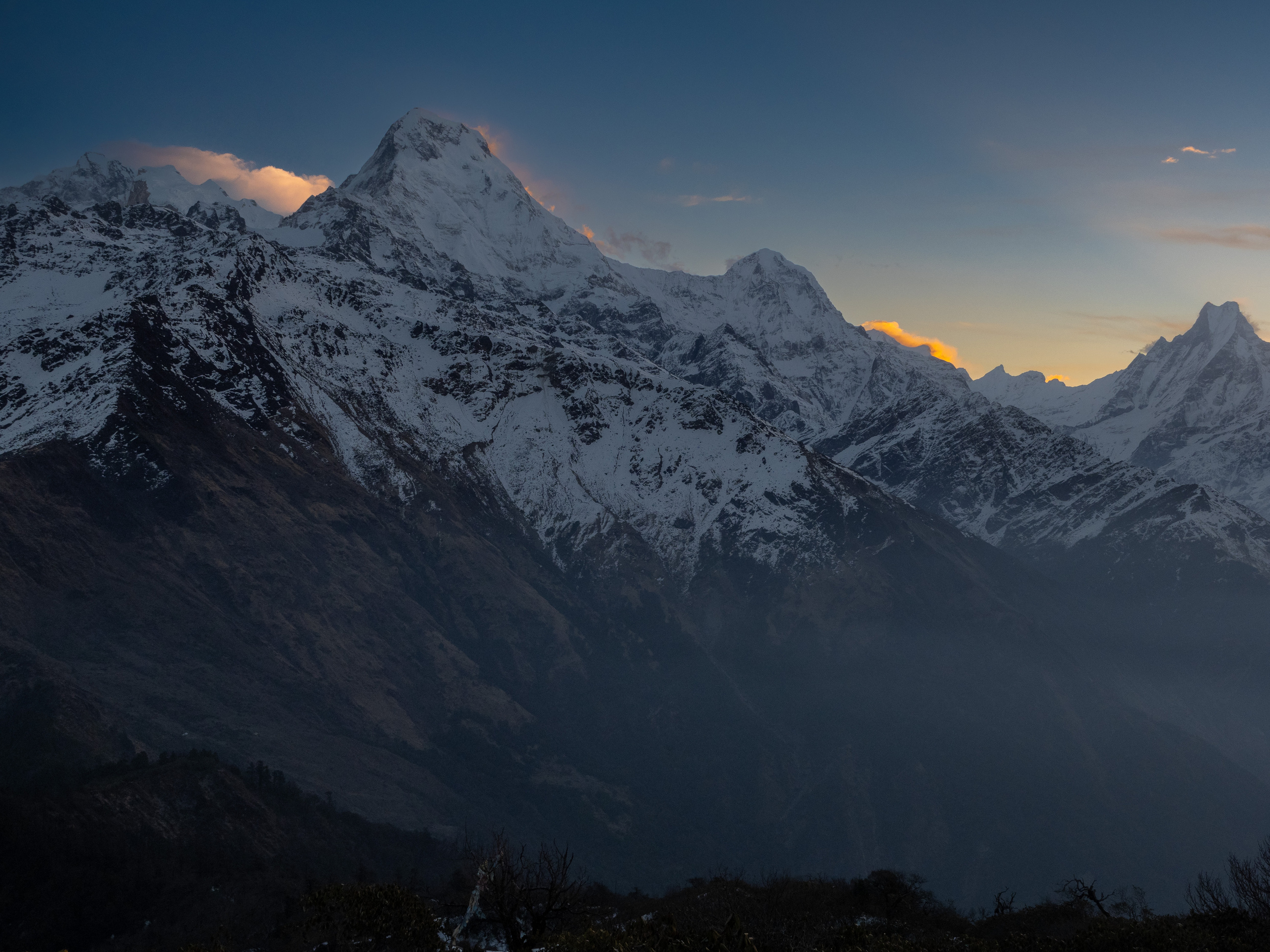 Непал, трек в районе Аннапурны, 2023. Творческие сьемки