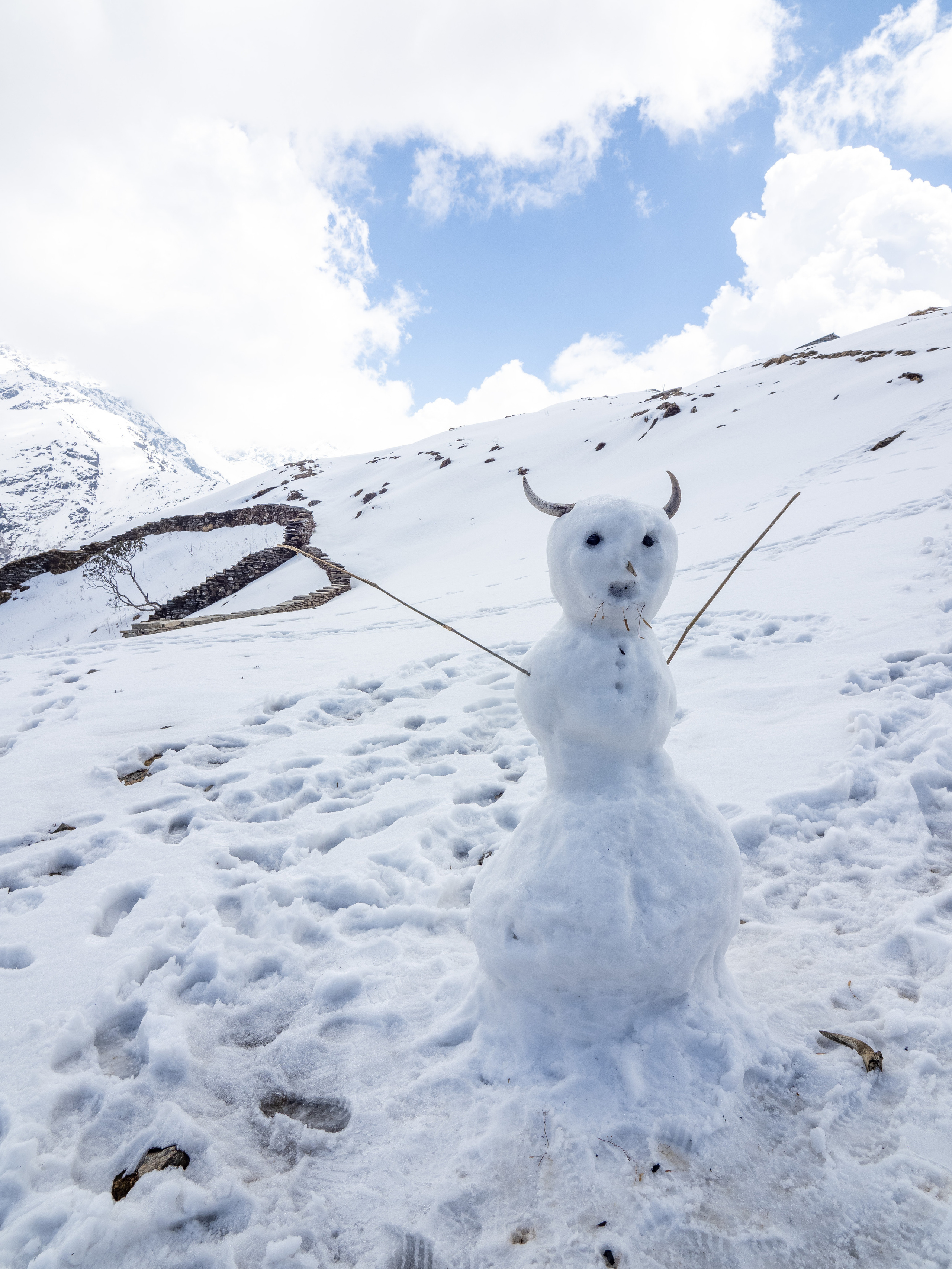 Непал, трек в районе Аннапурны, 2023. Творческие сьемки