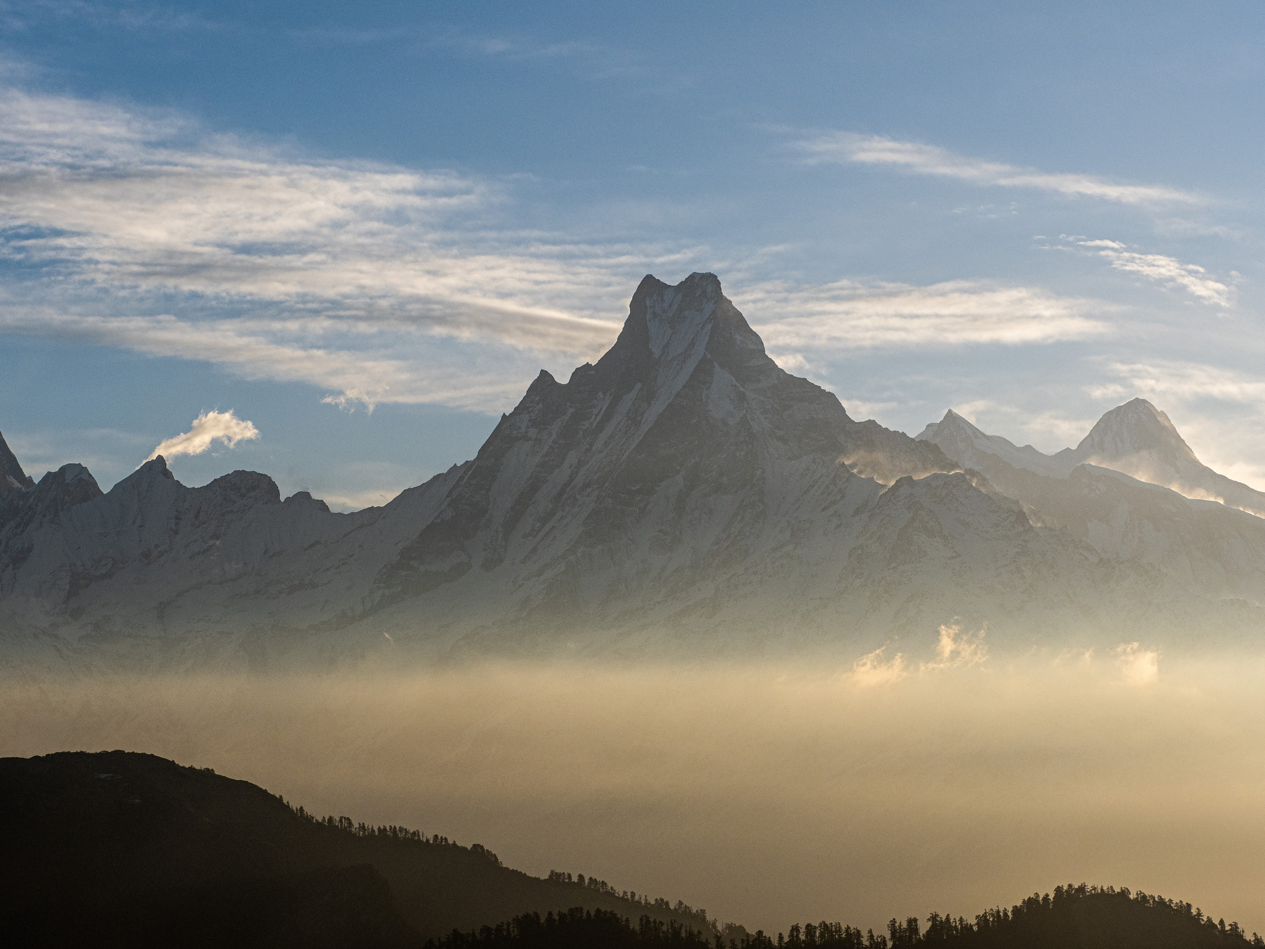 Непал, трек в районе Аннапурны, 2023. Творческие сьемки