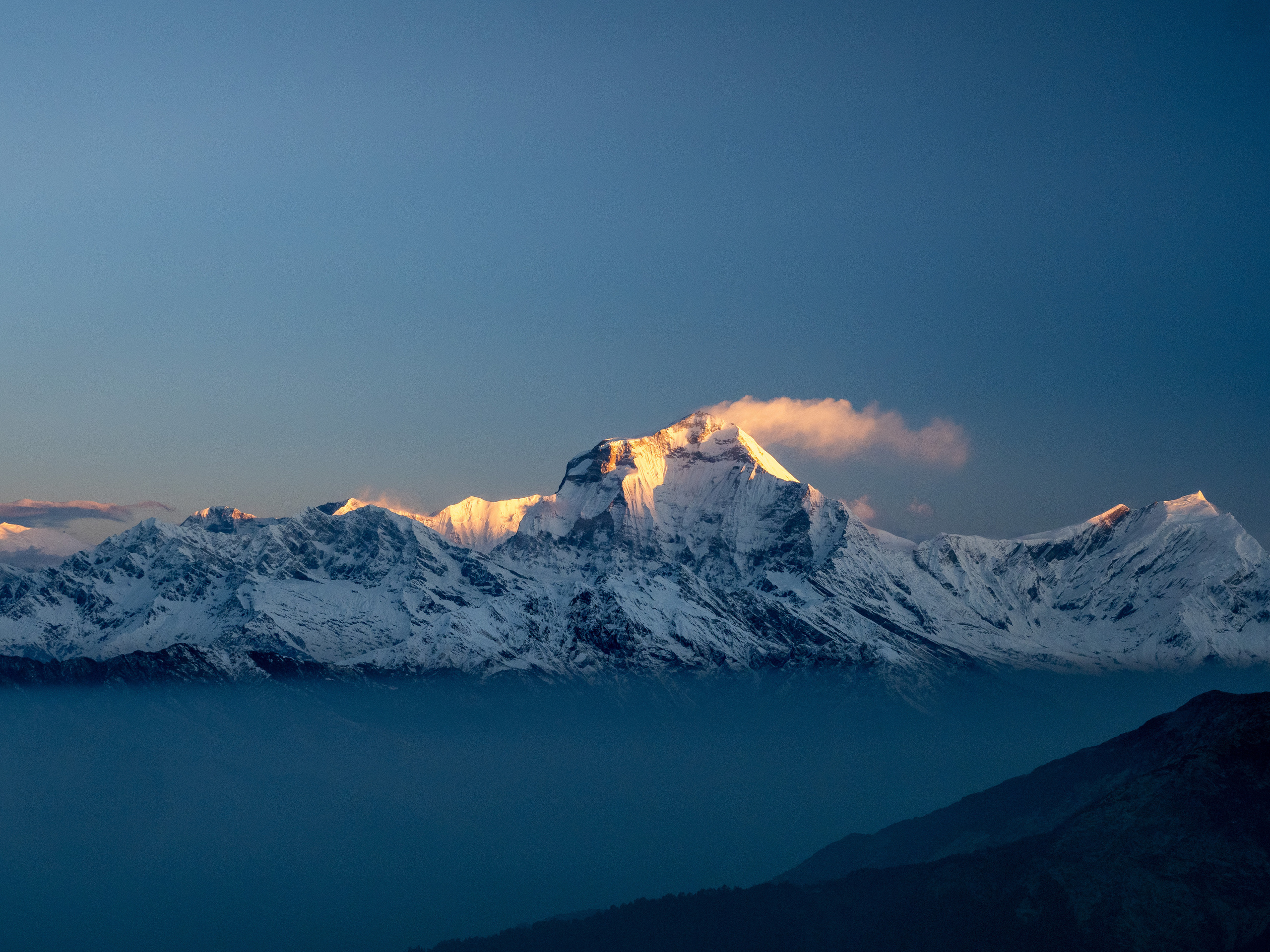 Непал, трек в районе Аннапурны, 2023. Творческие сьемки