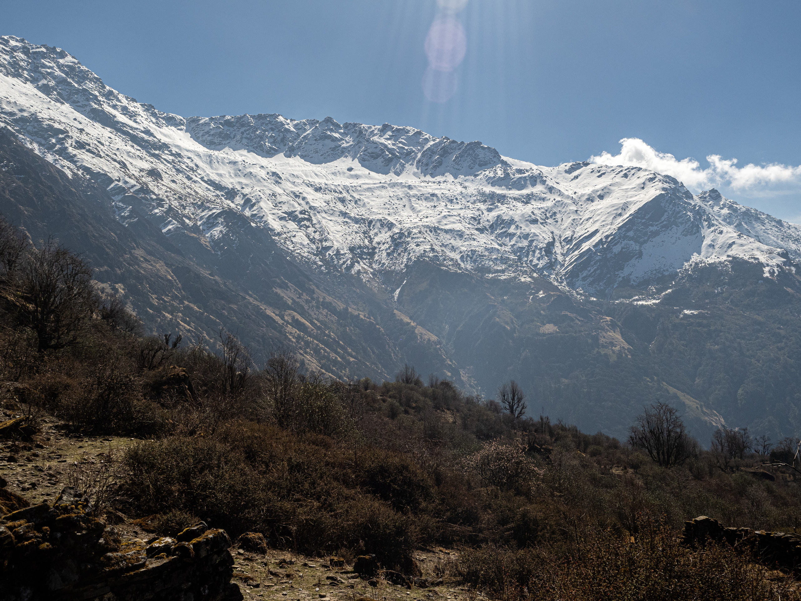 Непал, трек в районе Аннапурны, 2023. Творческие сьемки