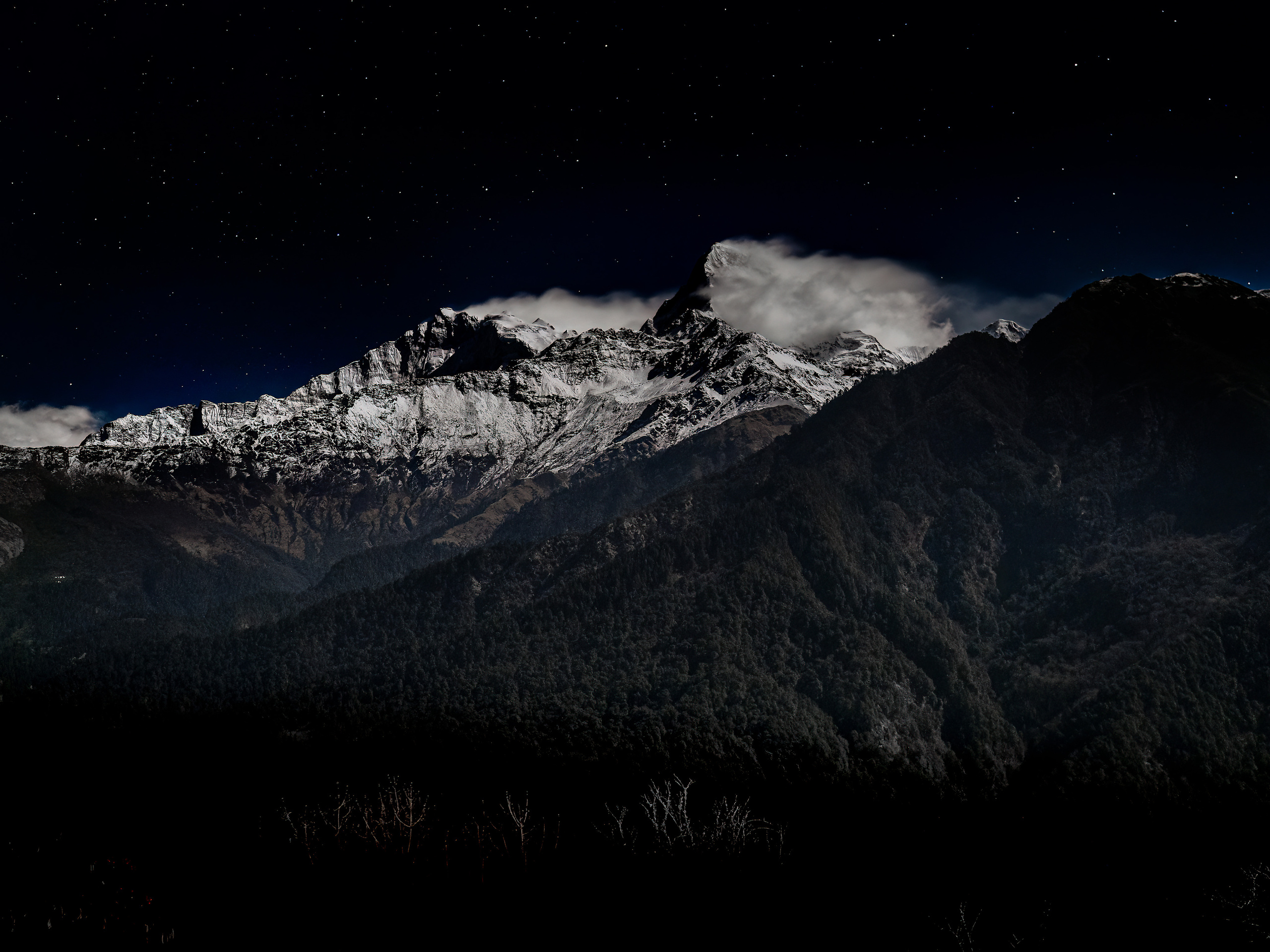 Непал, трек в районе Аннапурны, 2023. Творческие сьемки