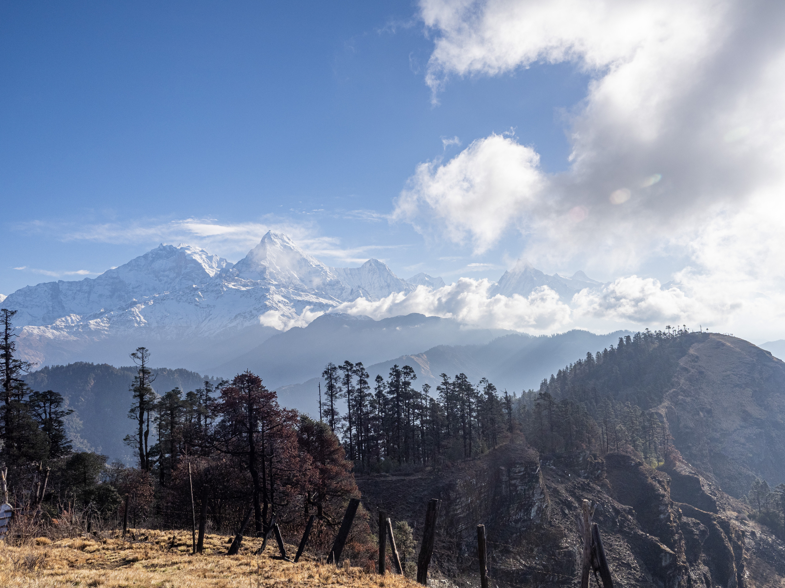 Непал, трек в районе Аннапурны, 2023. Творческие сьемки