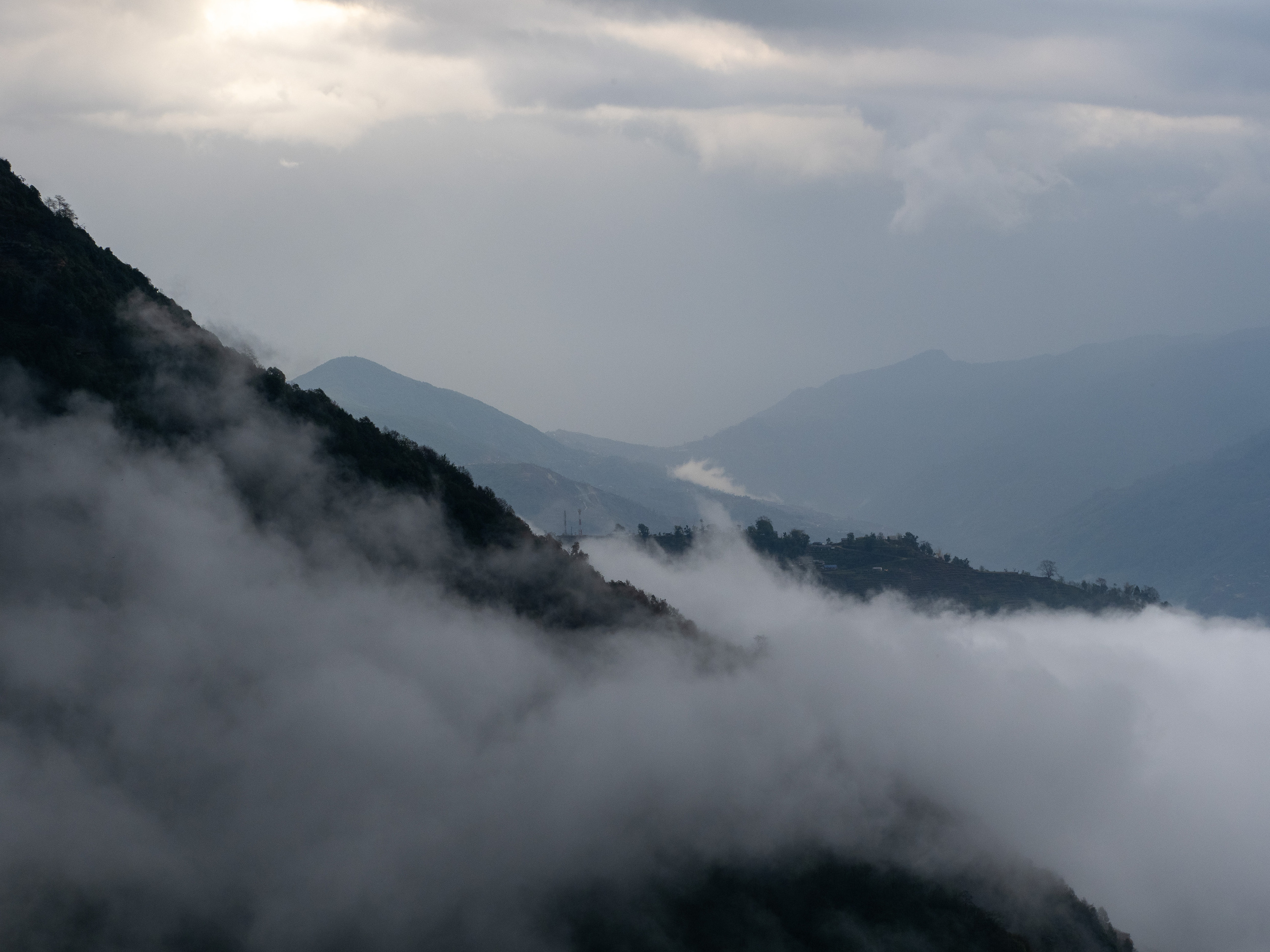 Непал, трек в районе Аннапурны, 2023. Творческие сьемки