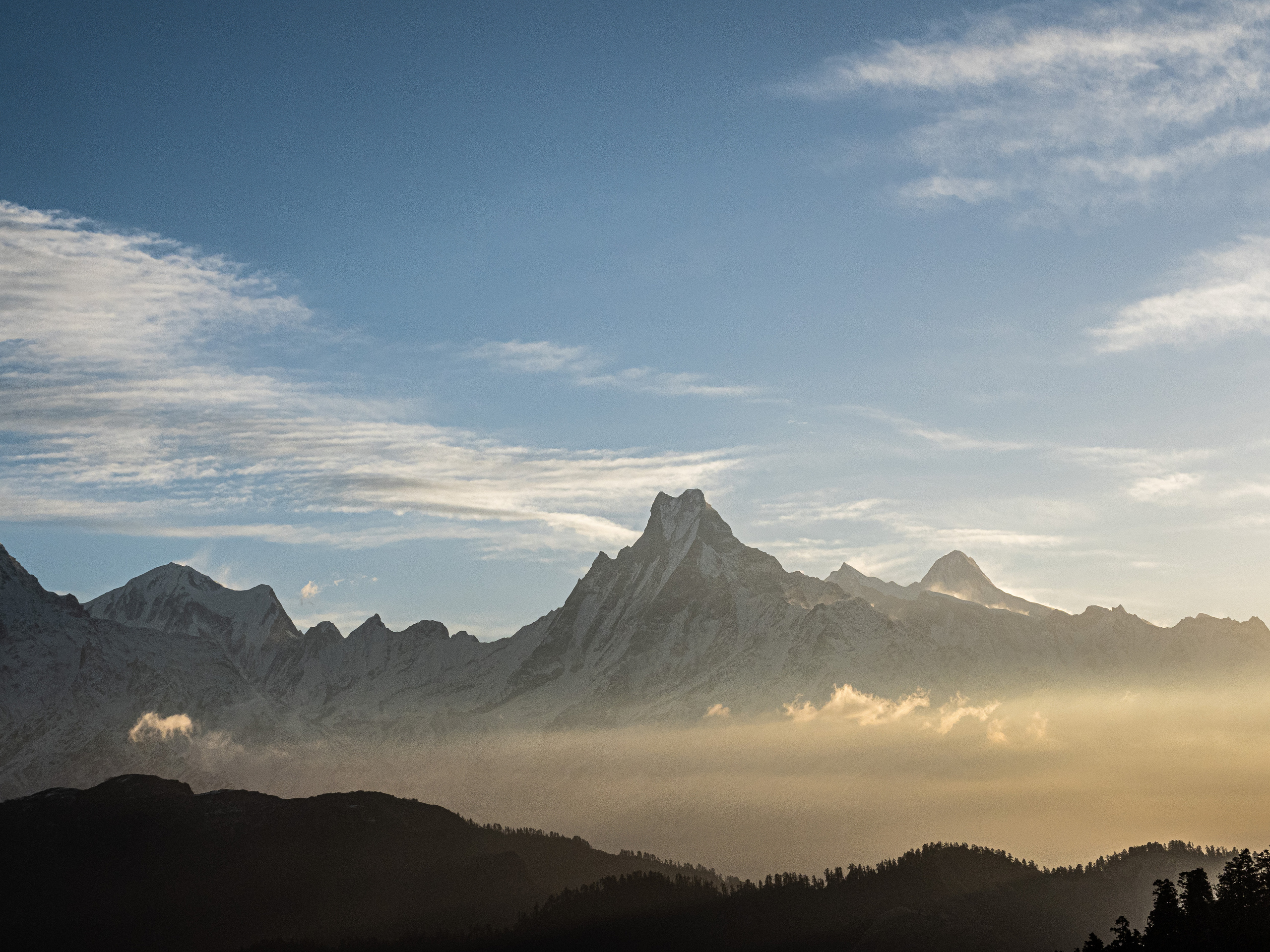 Непал, трек в районе Аннапурны, 2023. Творческие сьемки