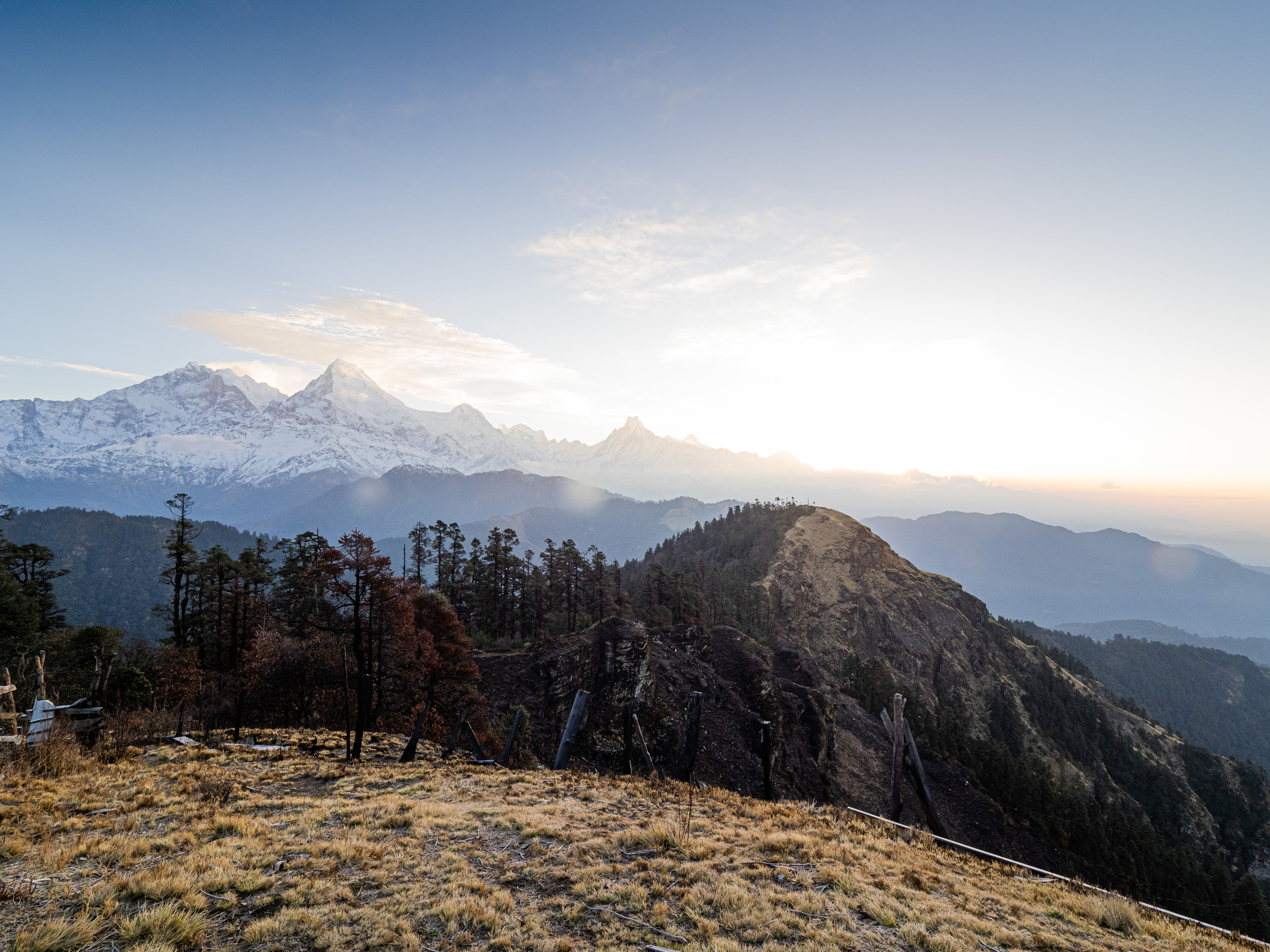 Непал, трек в районе Аннапурны, 2023. Творческие сьемки