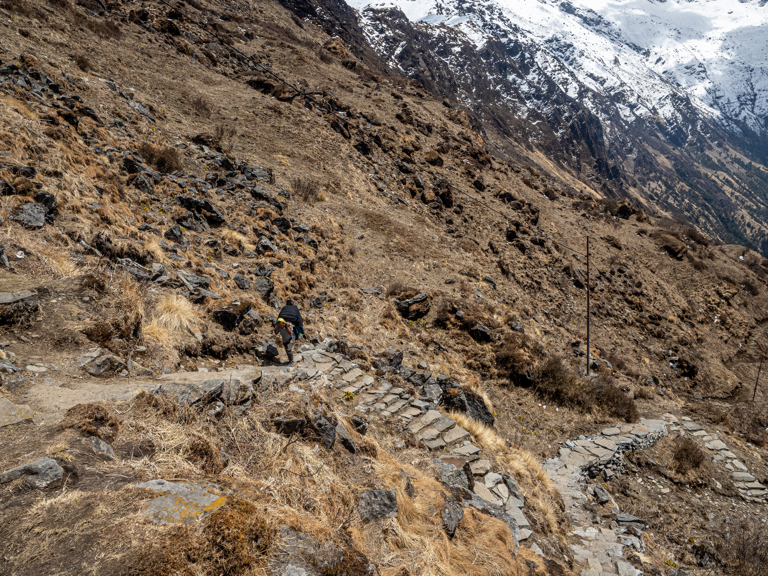 Непал, трек в районе Аннапурны, 2023. Творческие сьемки