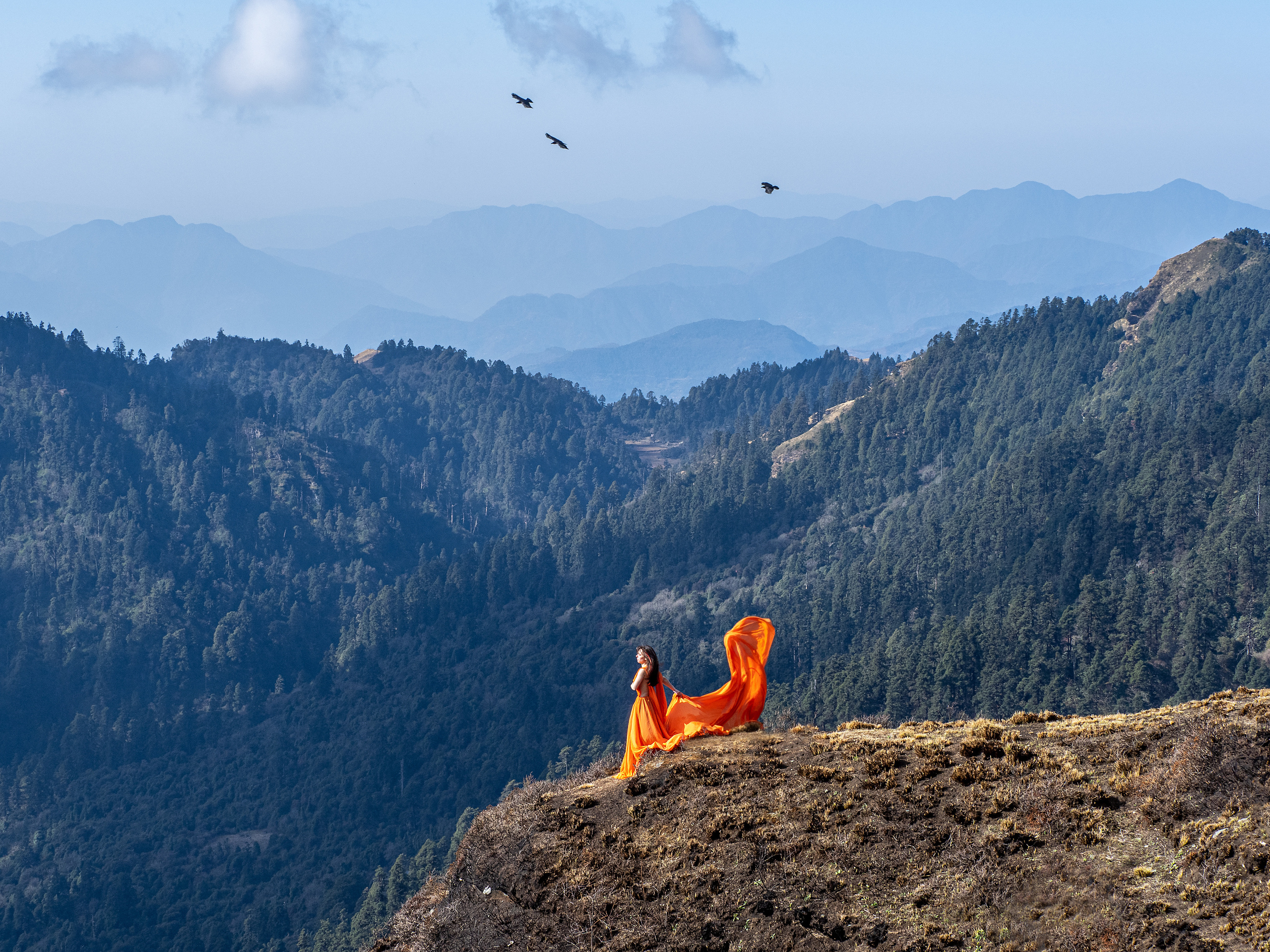 Непал, трек в районе Аннапурны, 2023. Творческие сьемки