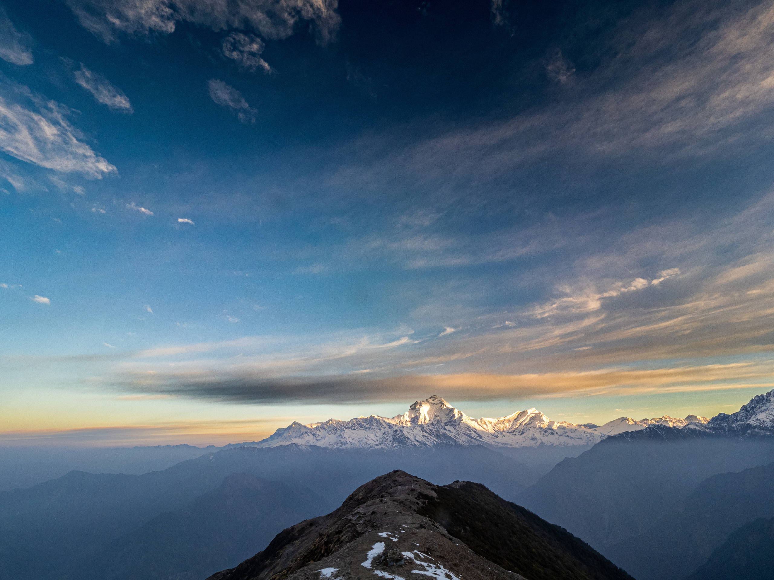 Непал, трек в районе Аннапурны, 2023. Творческие сьемки