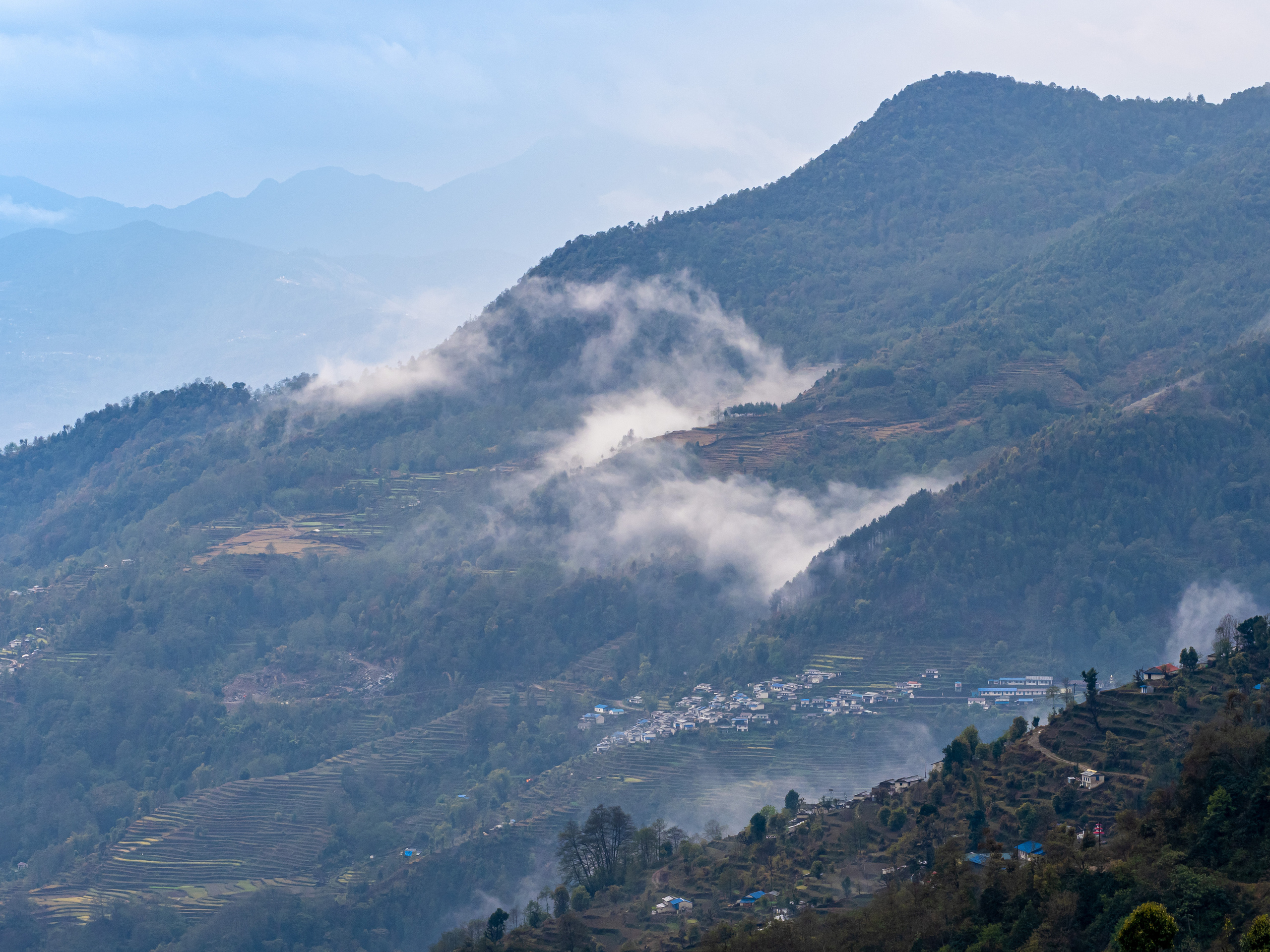 Непал, трек в районе Аннапурны, 2023. Творческие сьемки