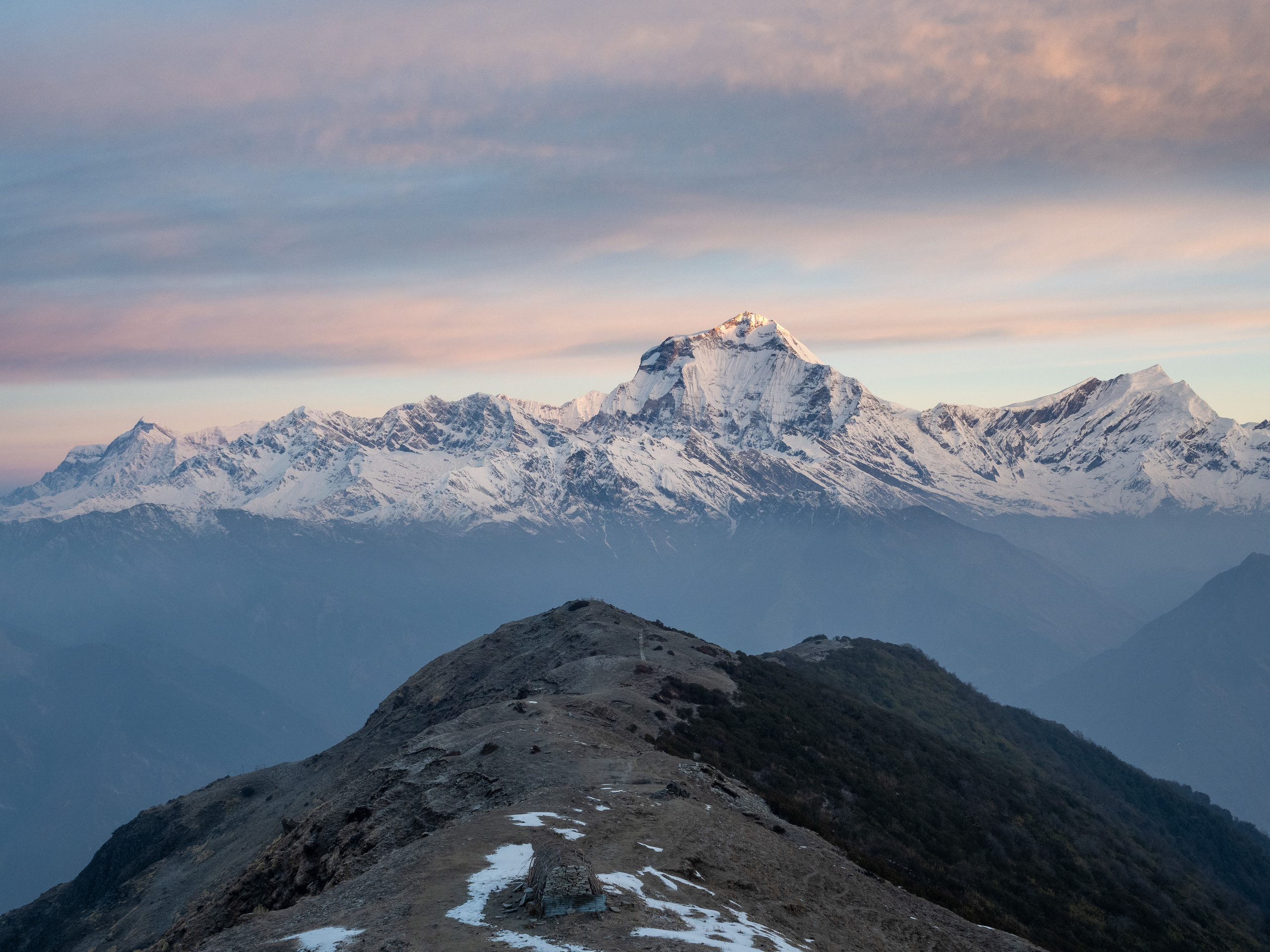 Непал, трек в районе Аннапурны, 2023. Творческие сьемки