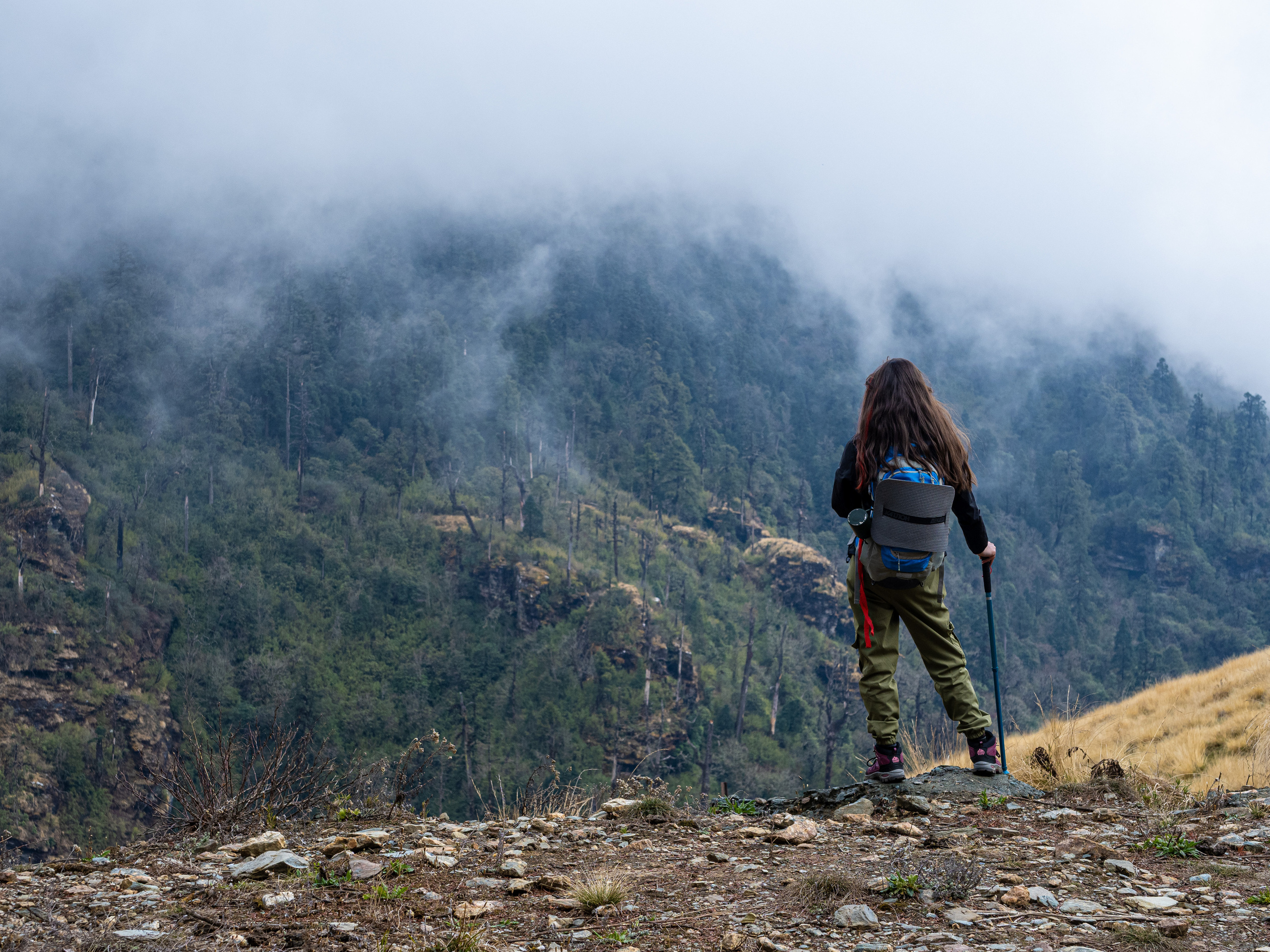 Непал, трек в районе Аннапурны, 2023. Творческие сьемки