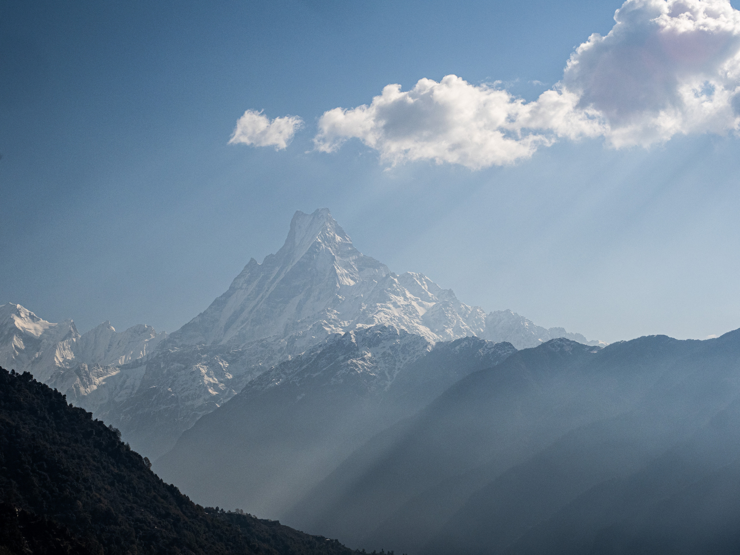 Непал, трек в районе Аннапурны, 2023. Творческие сьемки