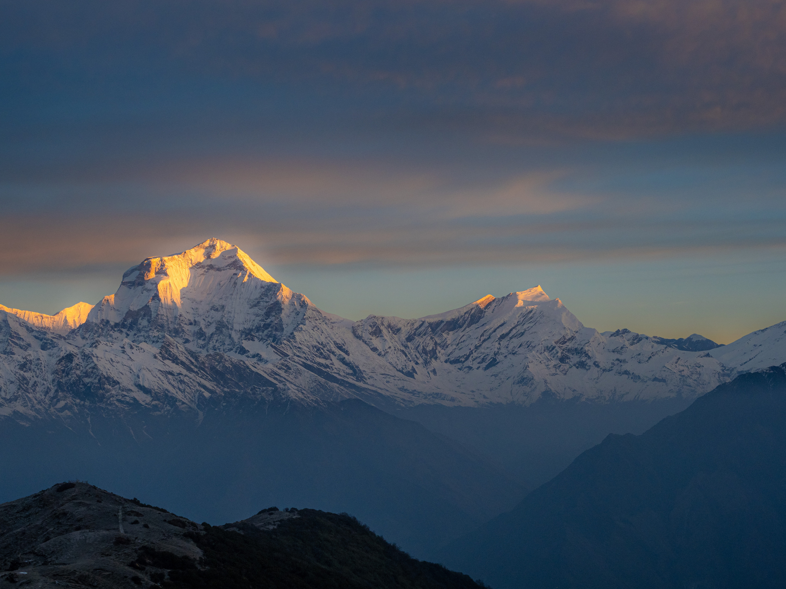 Непал, трек в районе Аннапурны, 2023. Творческие сьемки