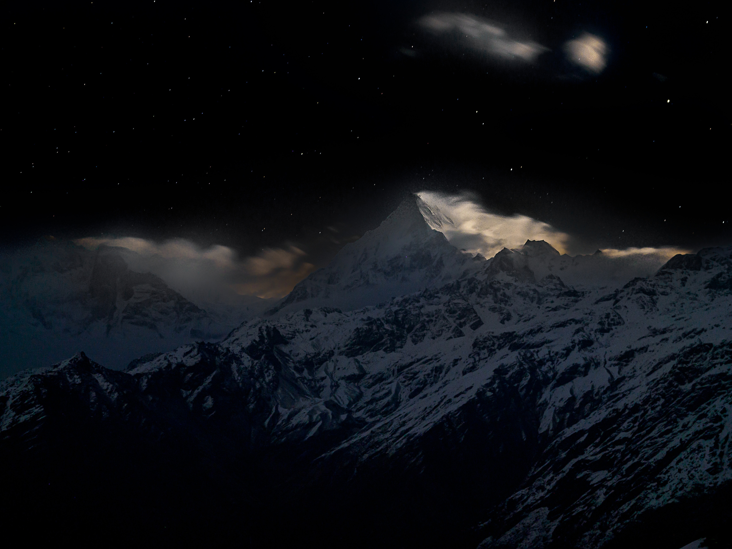 Непал, трек в районе Аннапурны, 2023. Творческие сьемки