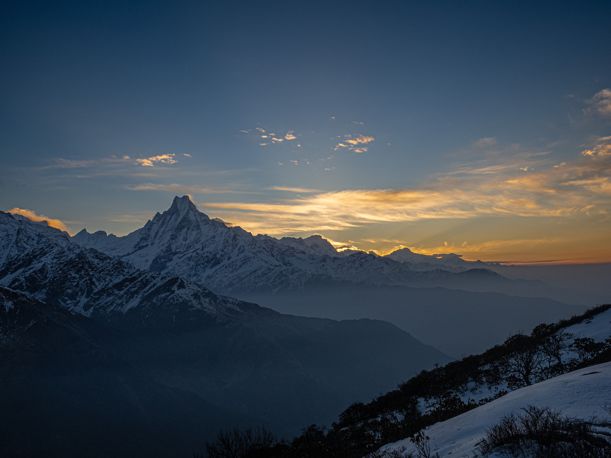 Непал, трек в районе Аннапурны, 2023. Творческие сьемки