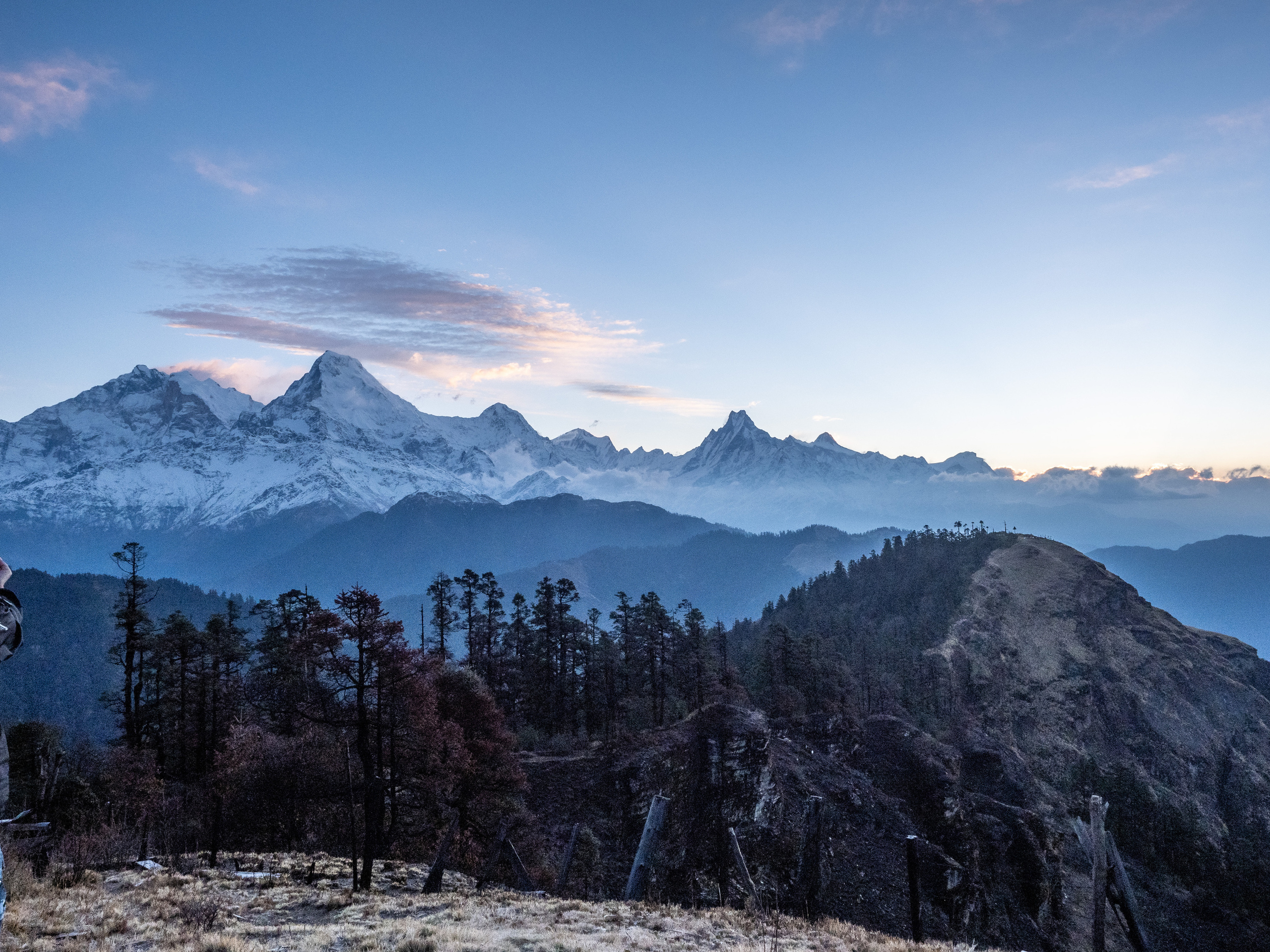 Непал, трек в районе Аннапурны, 2023. Творческие сьемки