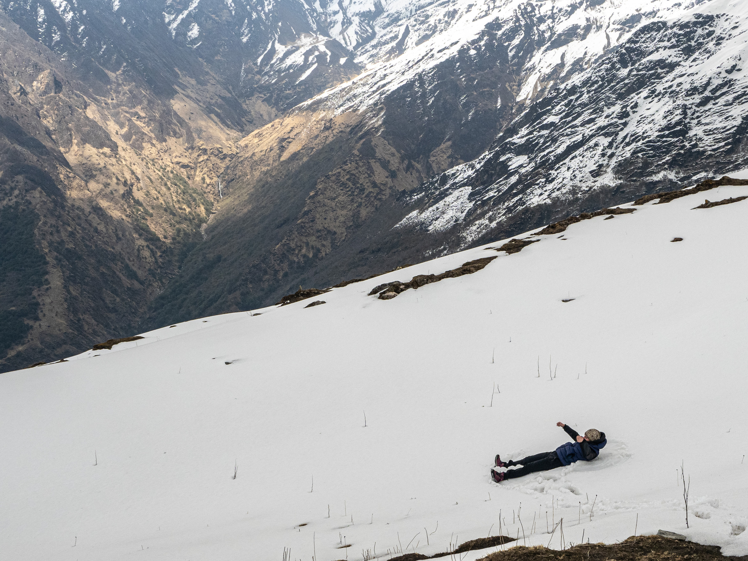 Непал, трек в районе Аннапурны, 2023. Творческие сьемки