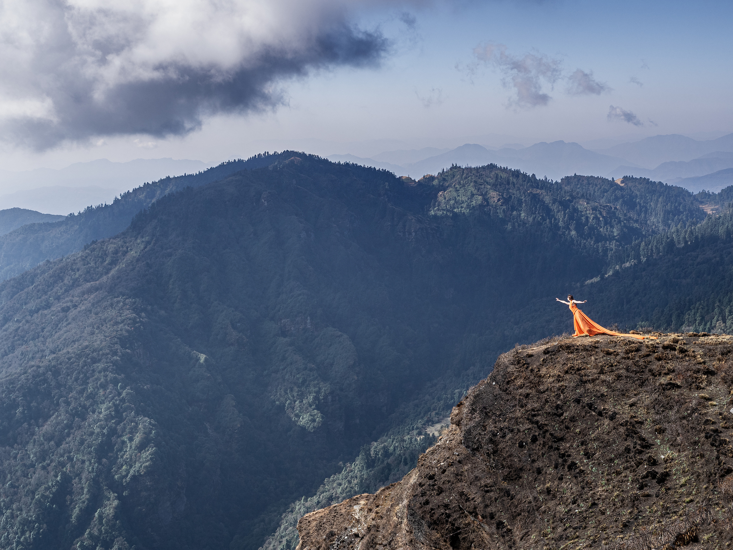 Непал, трек в районе Аннапурны, 2023. Творческие сьемки