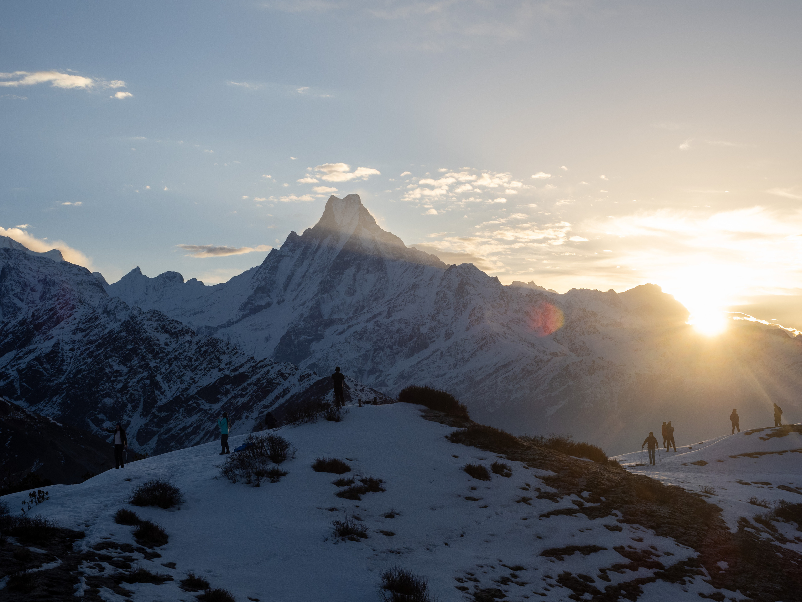 Непал, трек в районе Аннапурны, 2023. Творческие сьемки